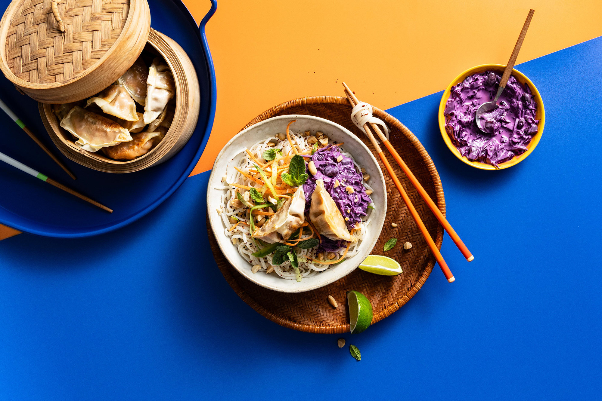 Gyoza Noedelsalade