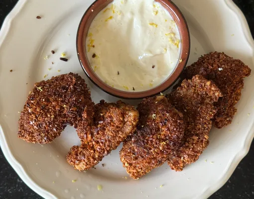 Double-protein crispy chicken