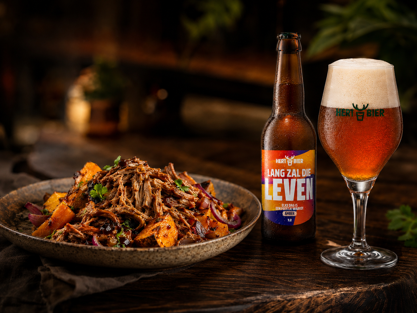 Pulled Pork met pompoen