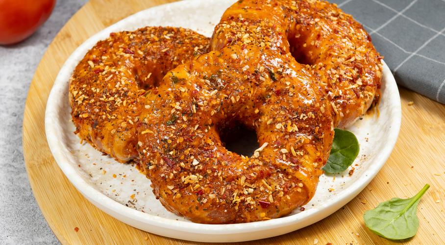 Onion bacon donut