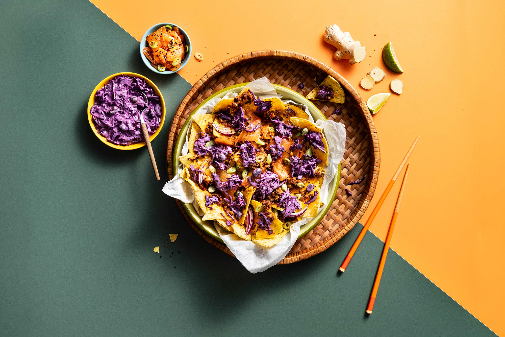 Pittige Korean style nacho’s