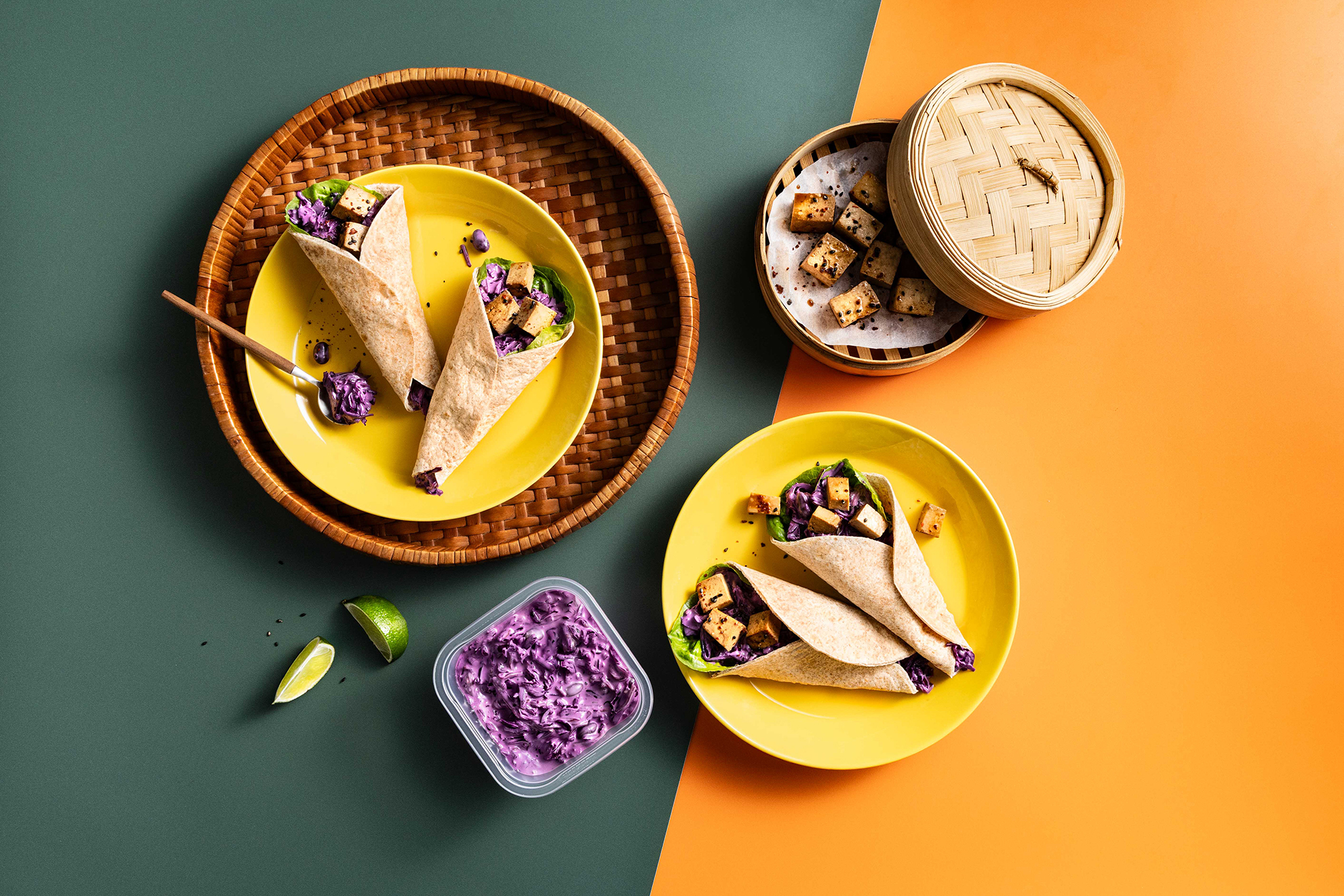 Vega wraps met tofu
