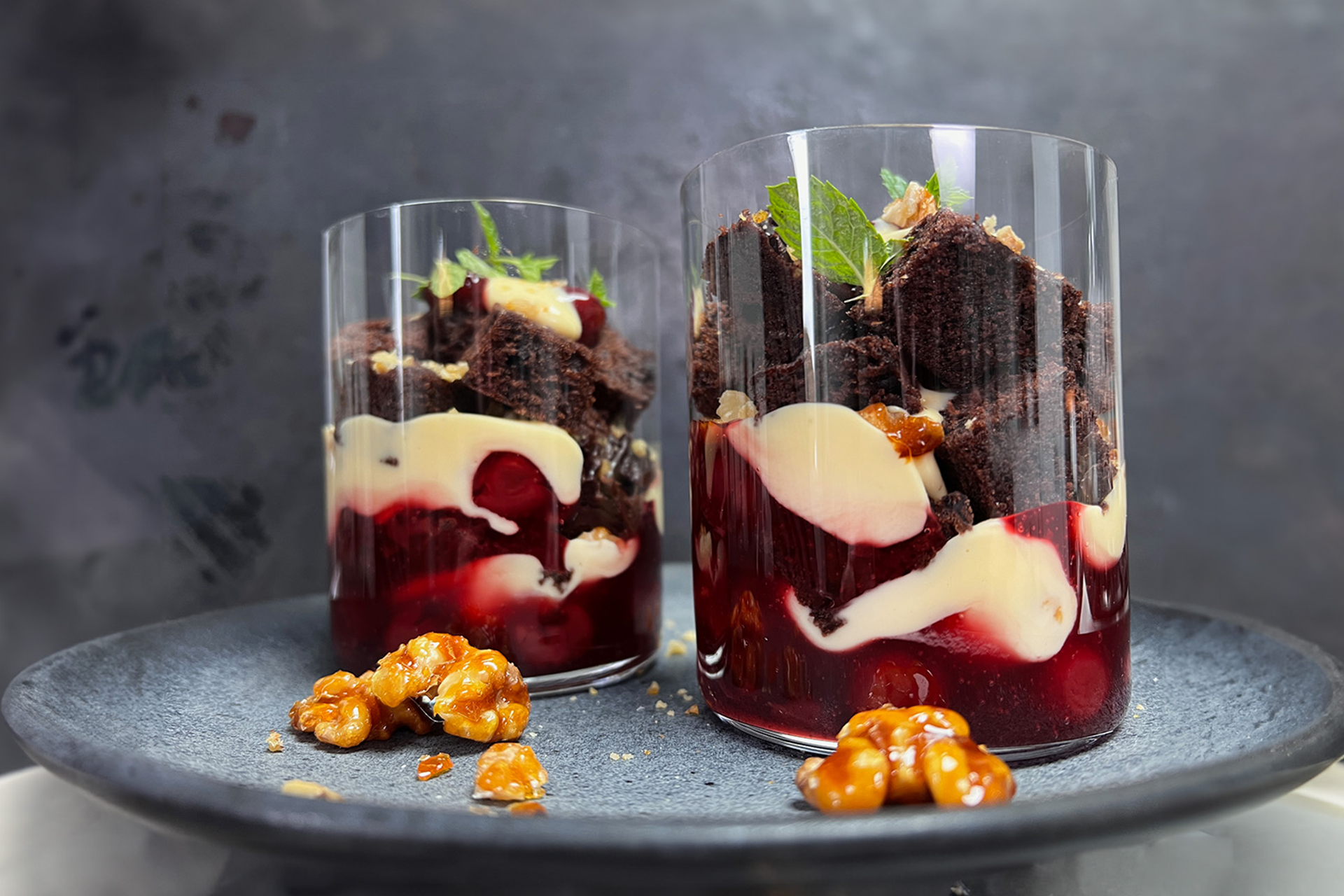 Brownie Winter Trifle