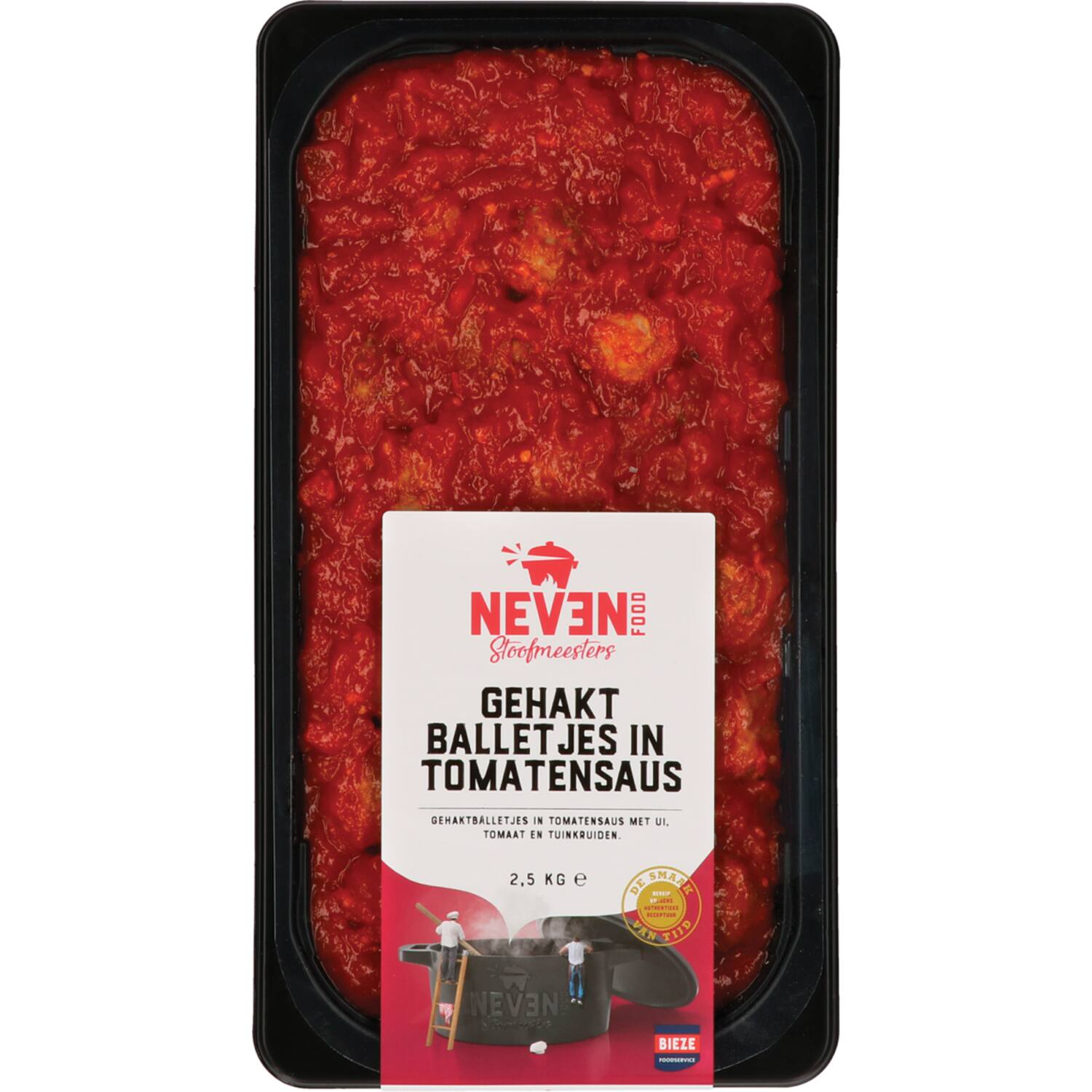 Neven Food gehaktballetjes in tomatensaus 2,5kg