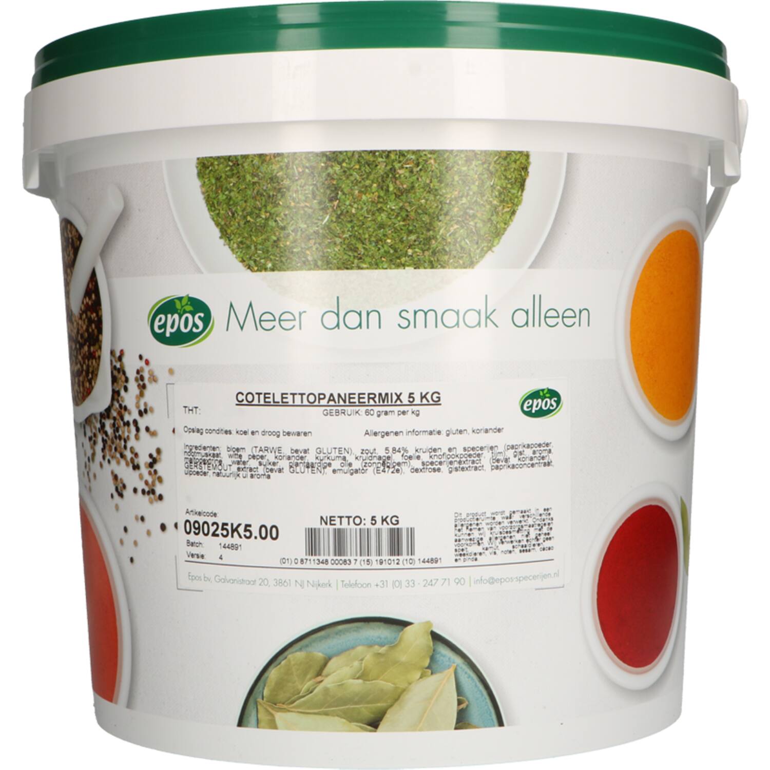 COTELETTOPANEERMIX 5 KG *NIEUW*