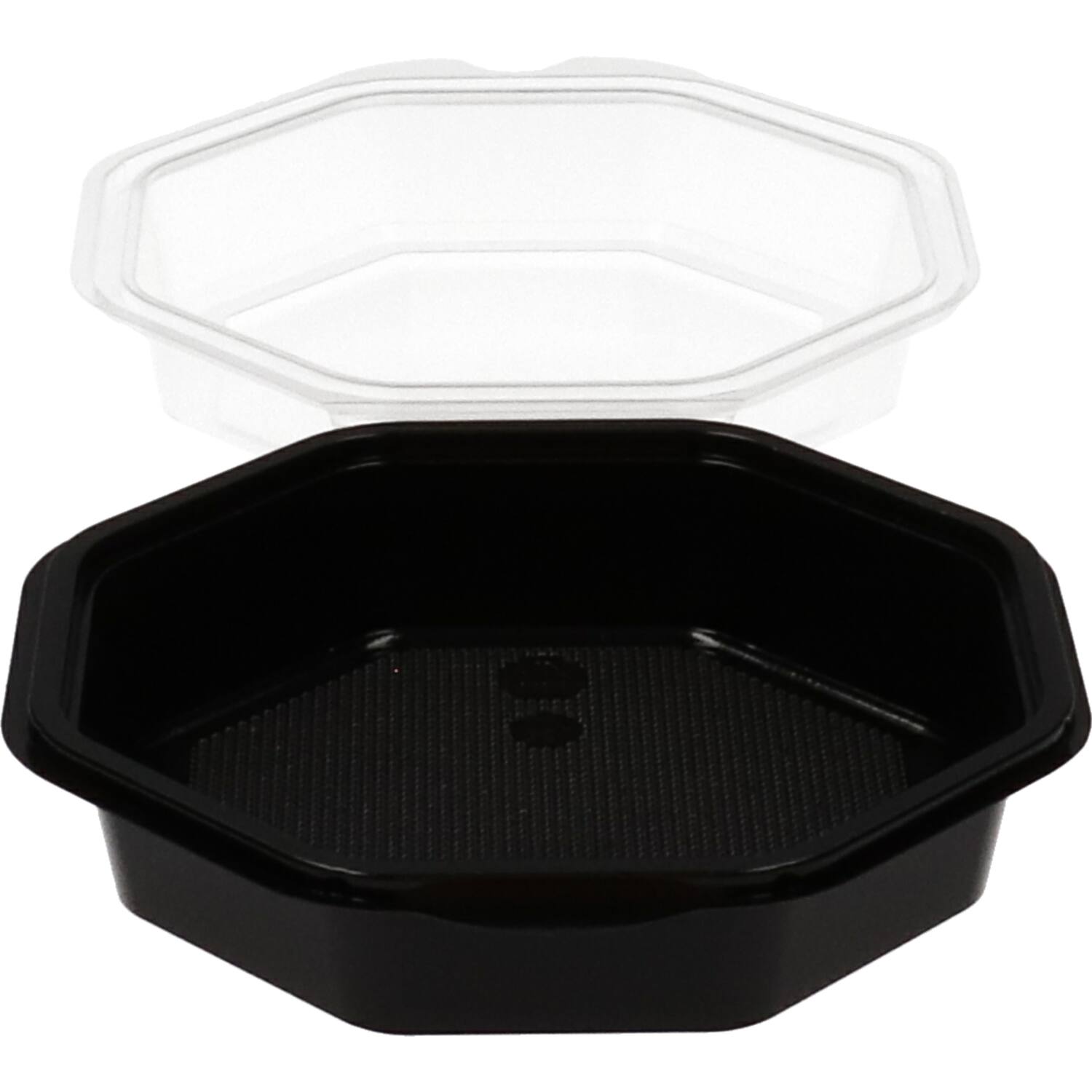 Plastic Bak Octaview zwart nr 0862 -160x60mm 400cc