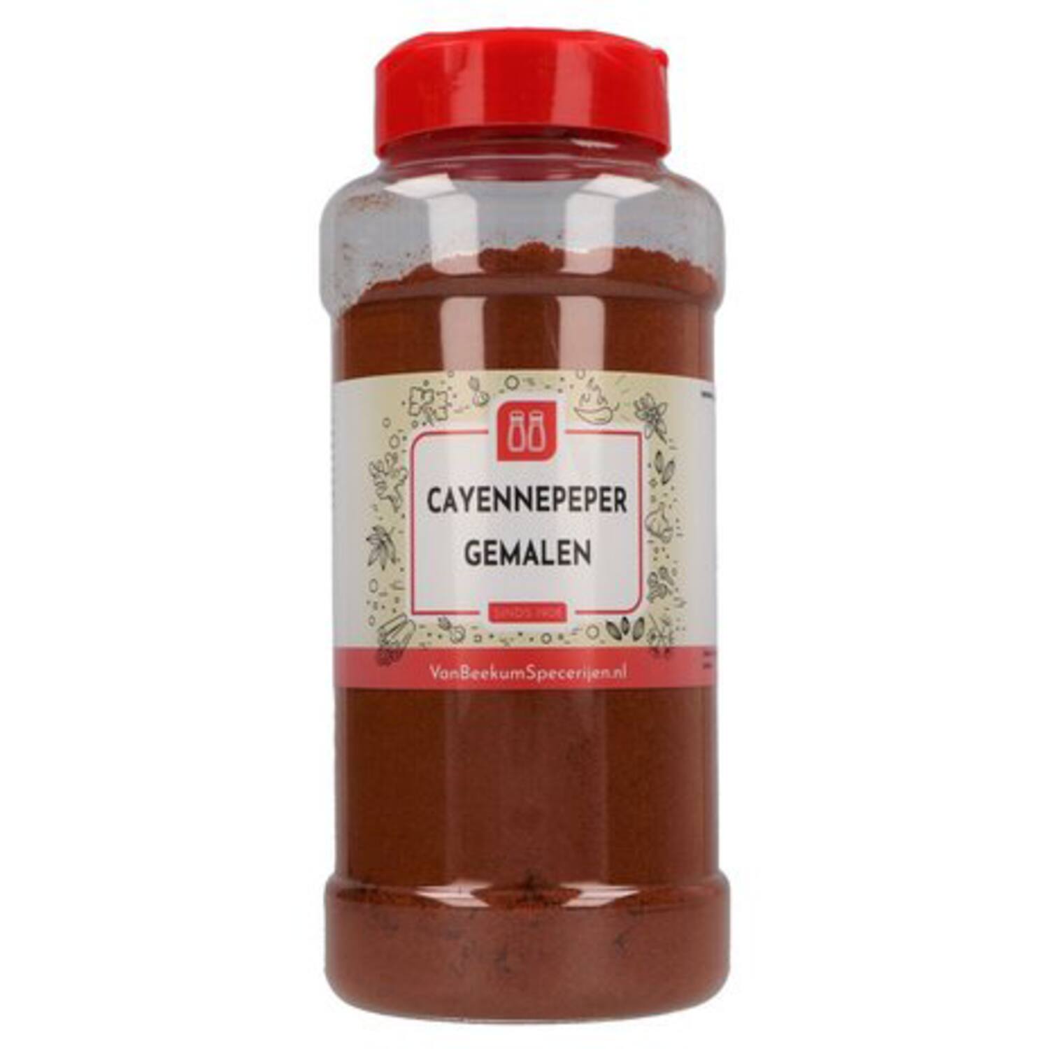 Van Beekum cayennepeper gemalen 400g