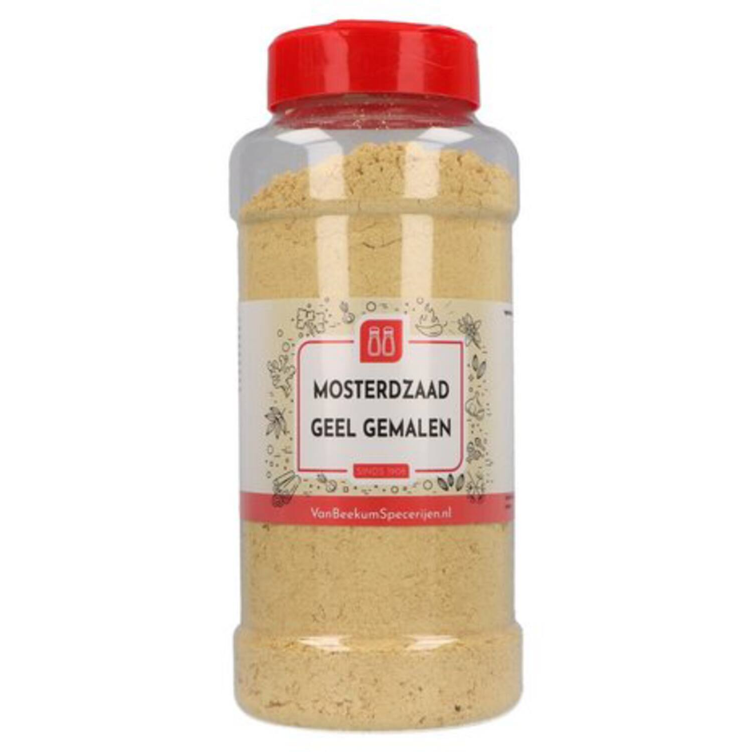 Van Beekum mosterdzaad geel gemalen 300g
