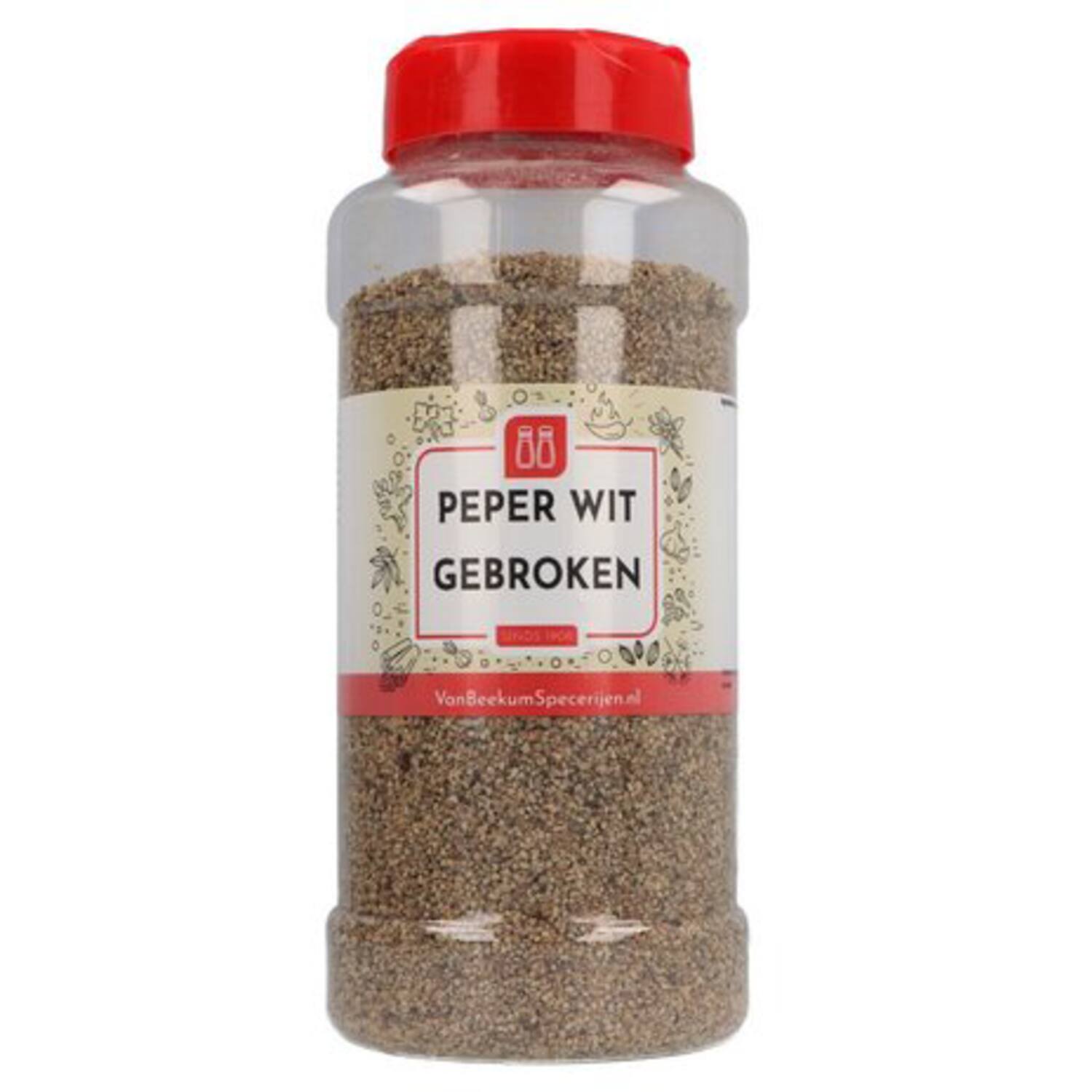 Van Beekum peper wit gebroken 500g