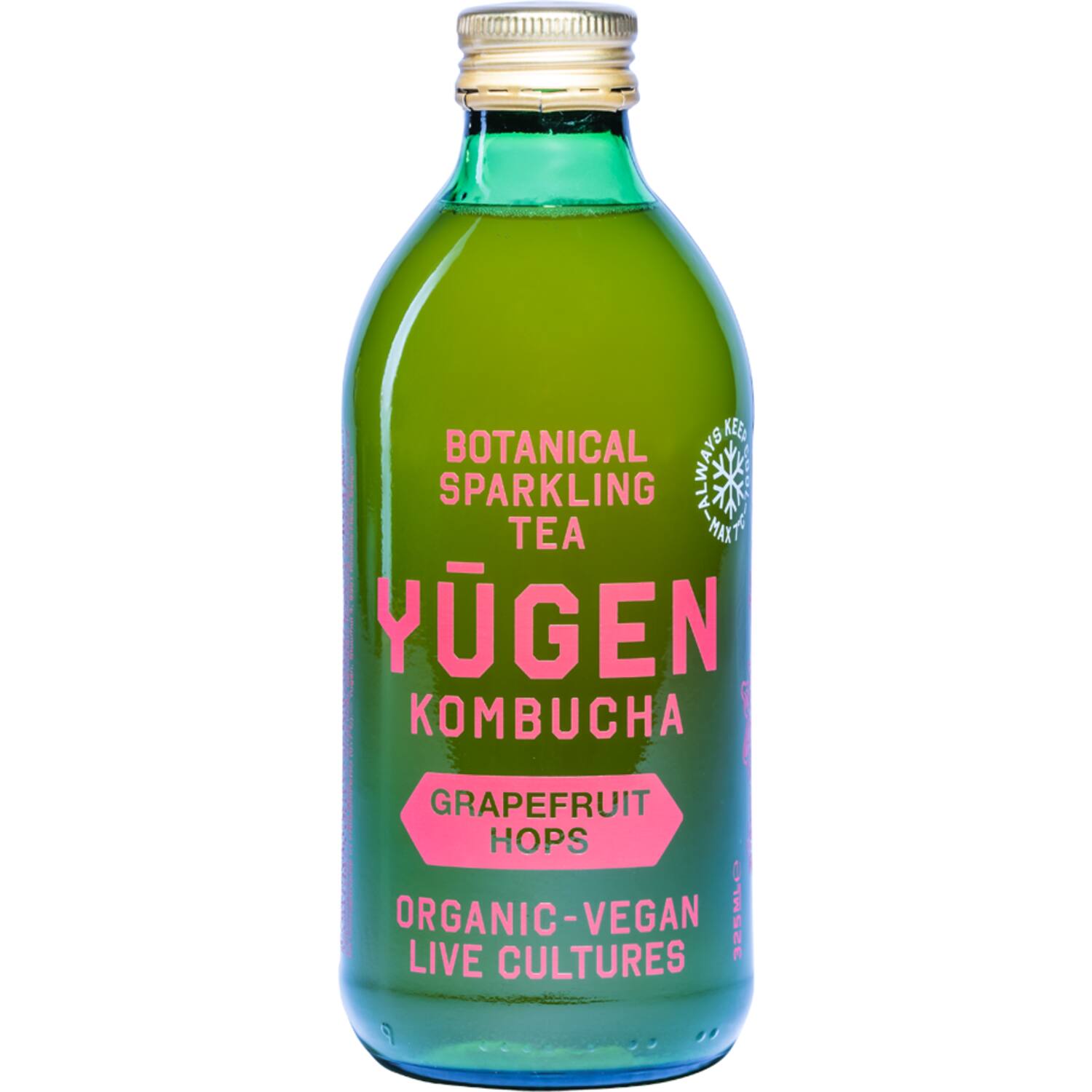 Yugen kombucha grapefruit-hop 24x325ml
