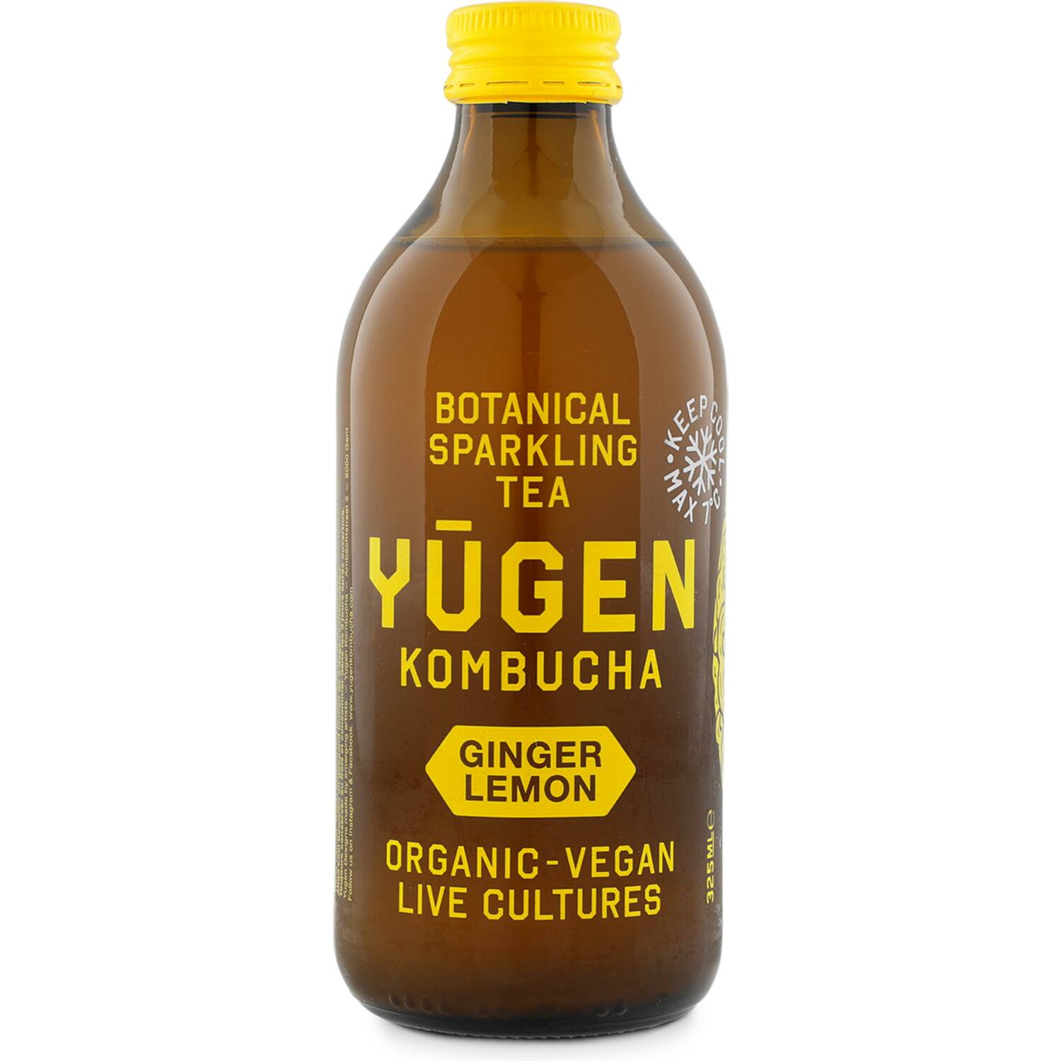 Yugen kombucha gember-citroen 24x325ml