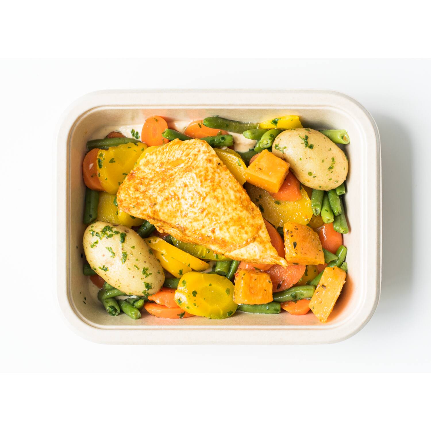 Kip met mosterdsaus en wortel 450g