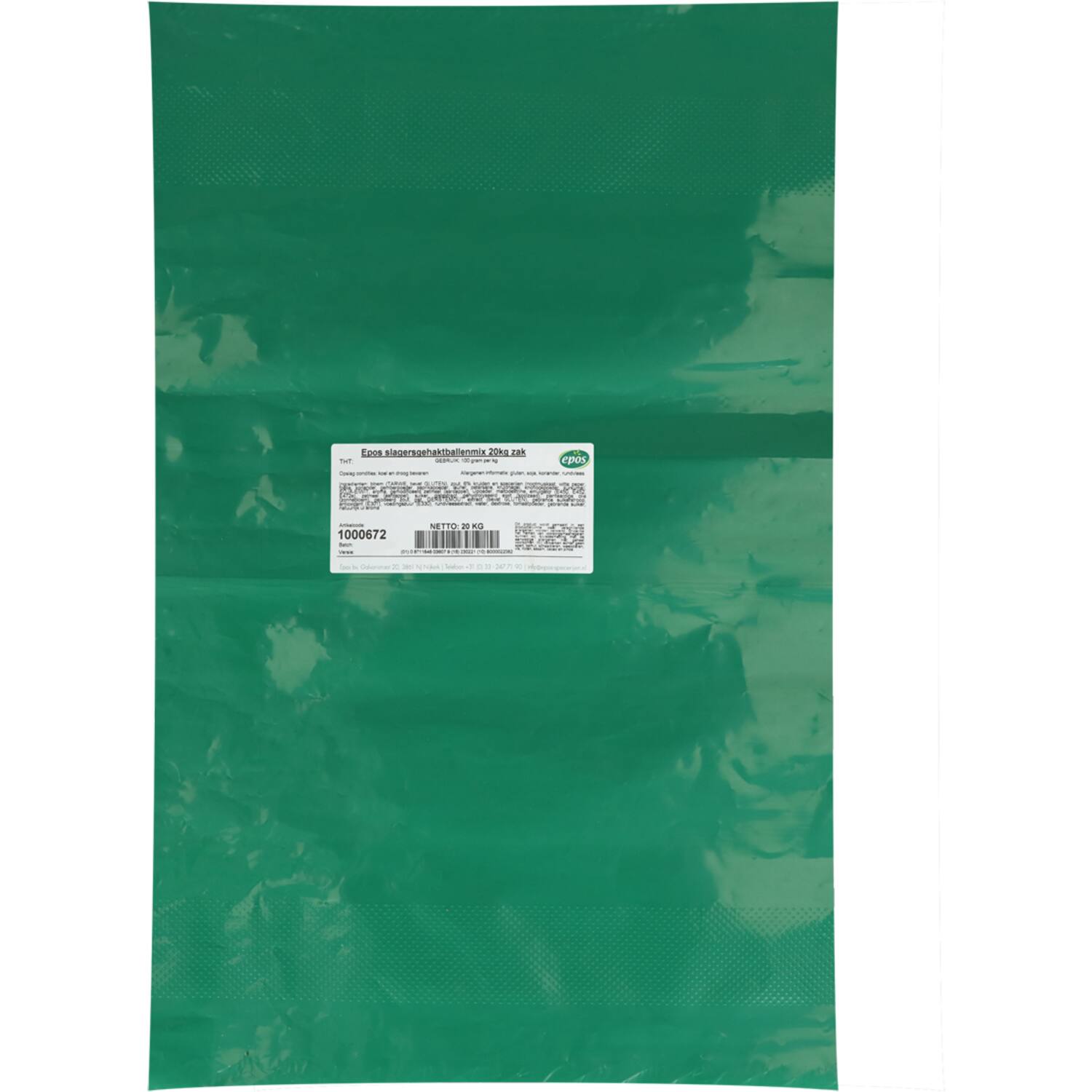 Epos slagersgehaktballenmix 20kg