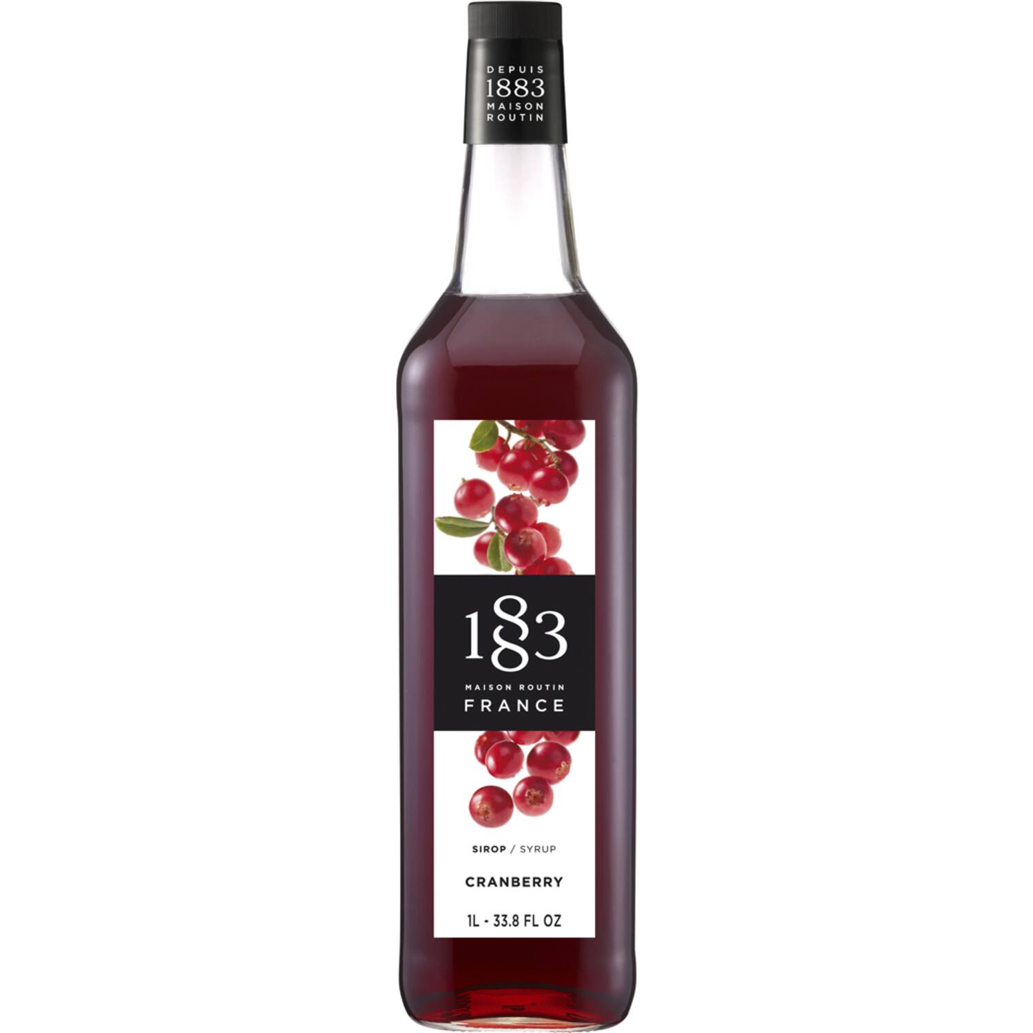 Maison Routin 1883 siroop cranberry 1l