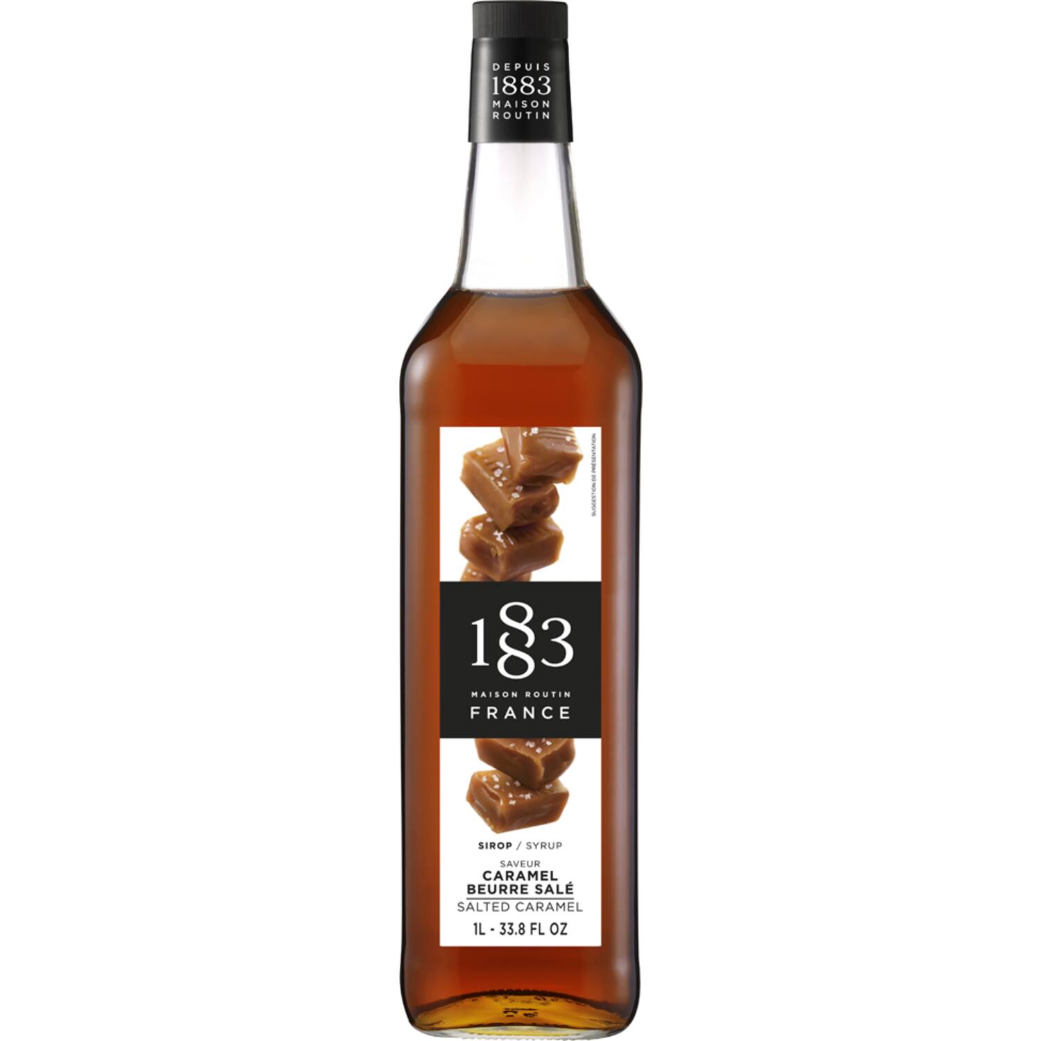 Maison Routin 1883 siroop gezouten karamel 1l