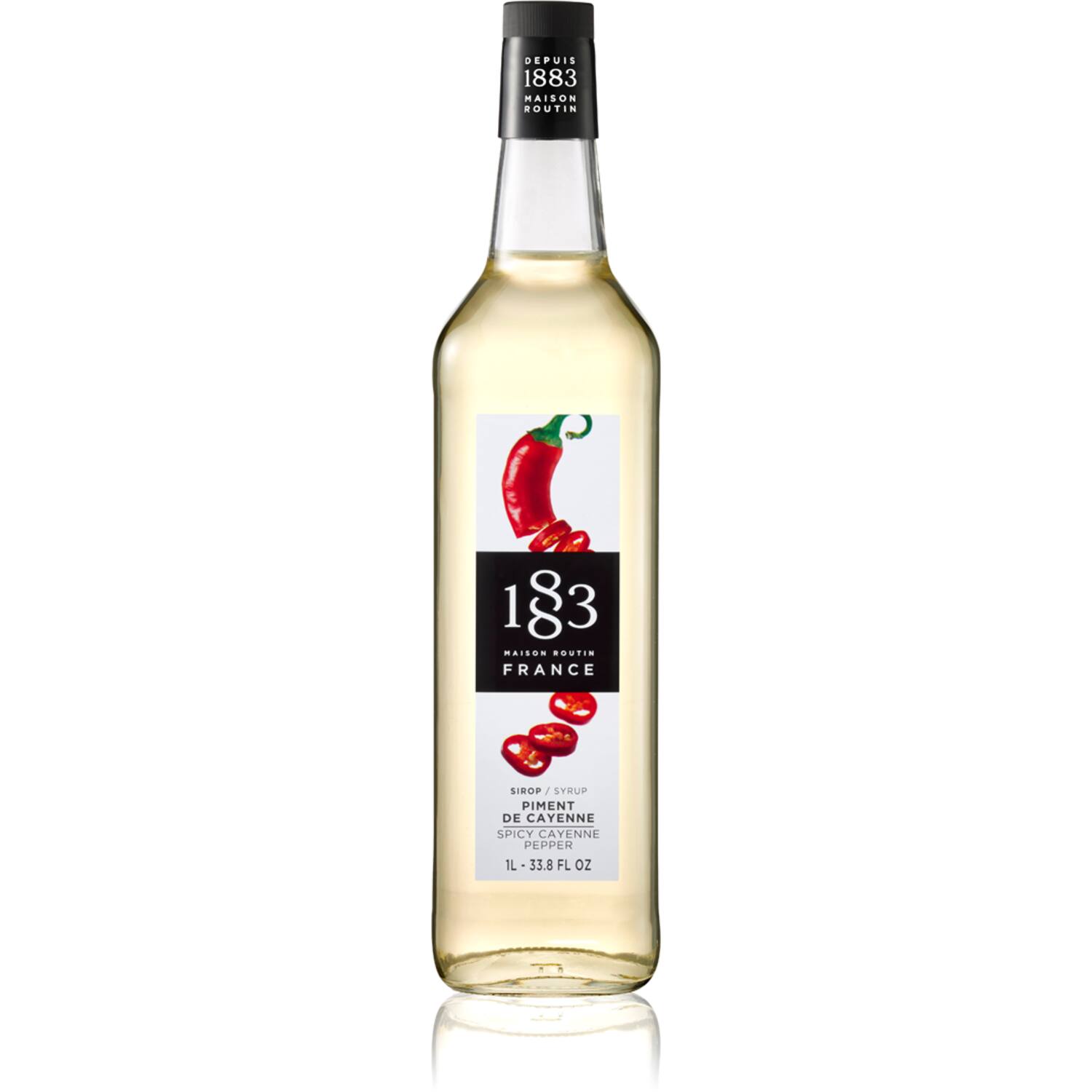 Maison Routin 1883 siroop spicy cayennepeper 1l