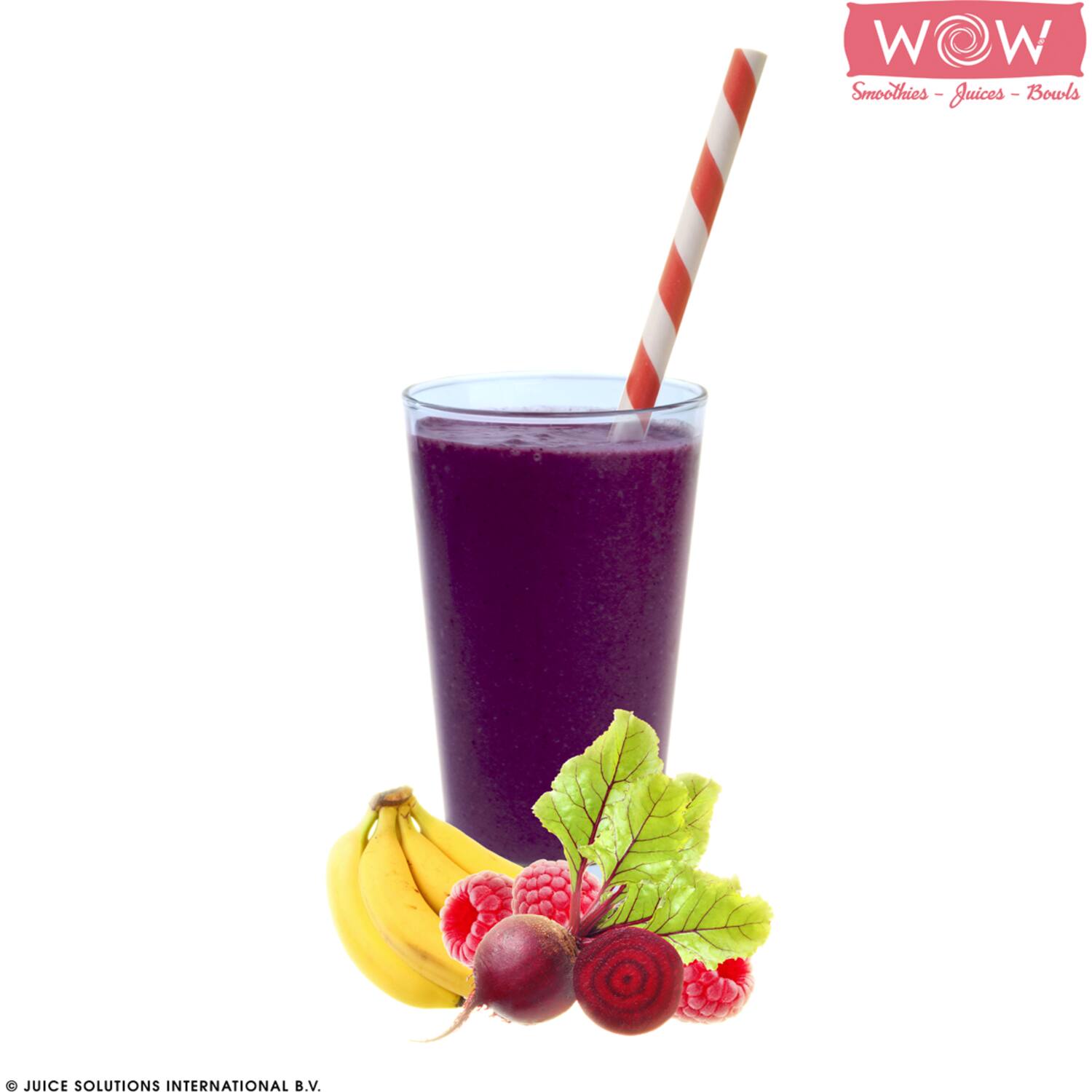 WOW groentesmoothie biet-framboos-banaan 33x150g