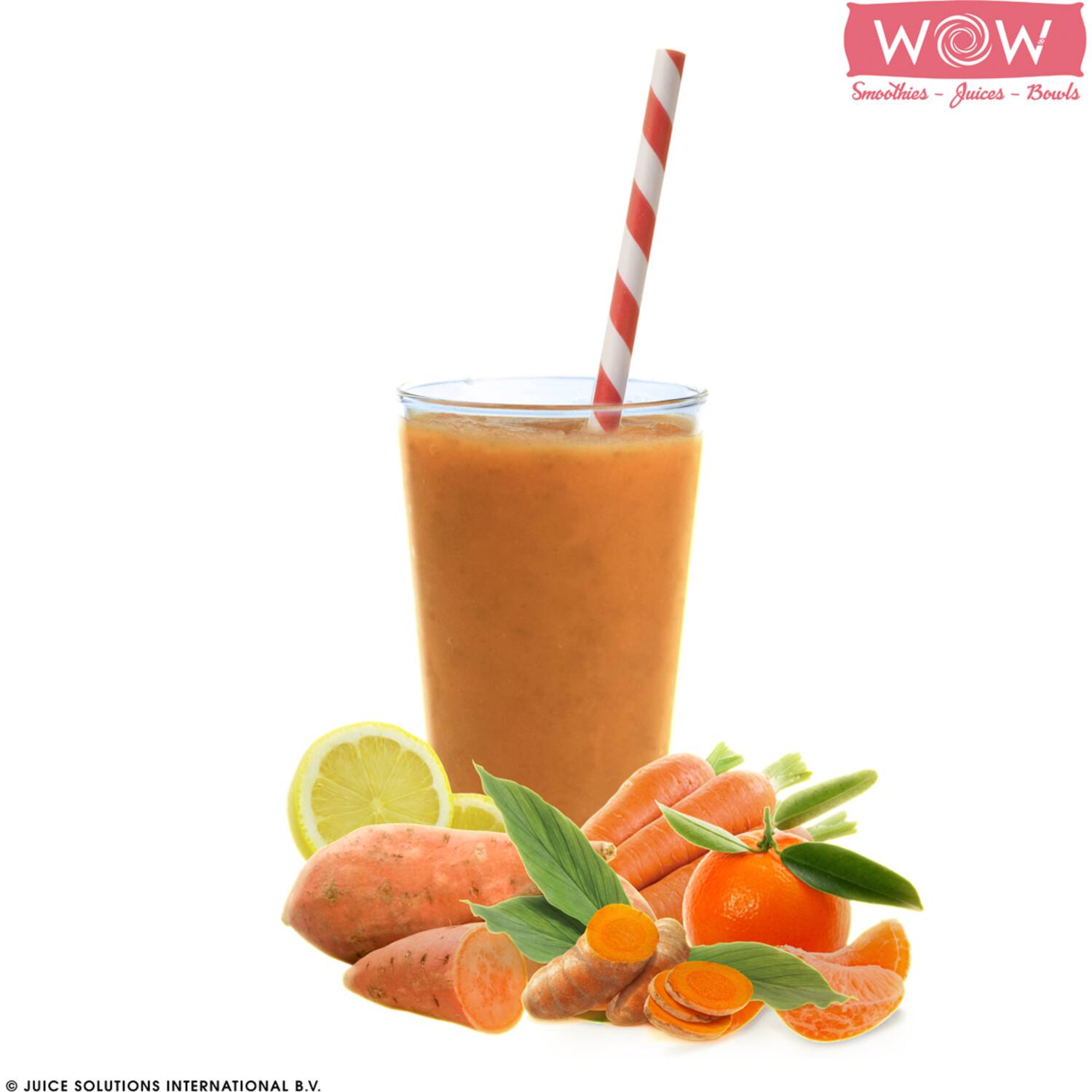 WOW groentesmoothie kurkuma-bataat-wortel-citroen 33x150g