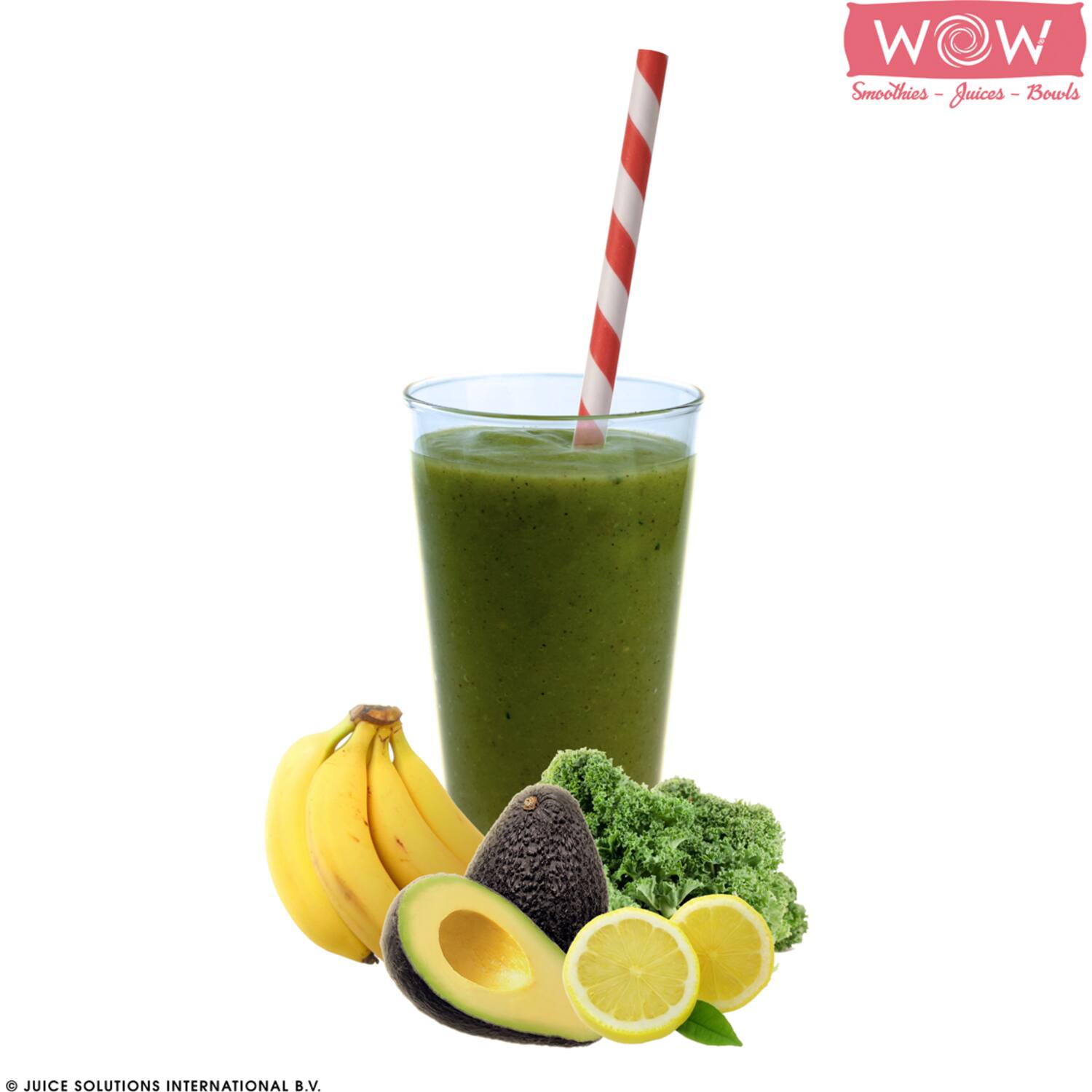 WOW groentesmoothie avocado-banaan-boerenkool-citrn 33x150g