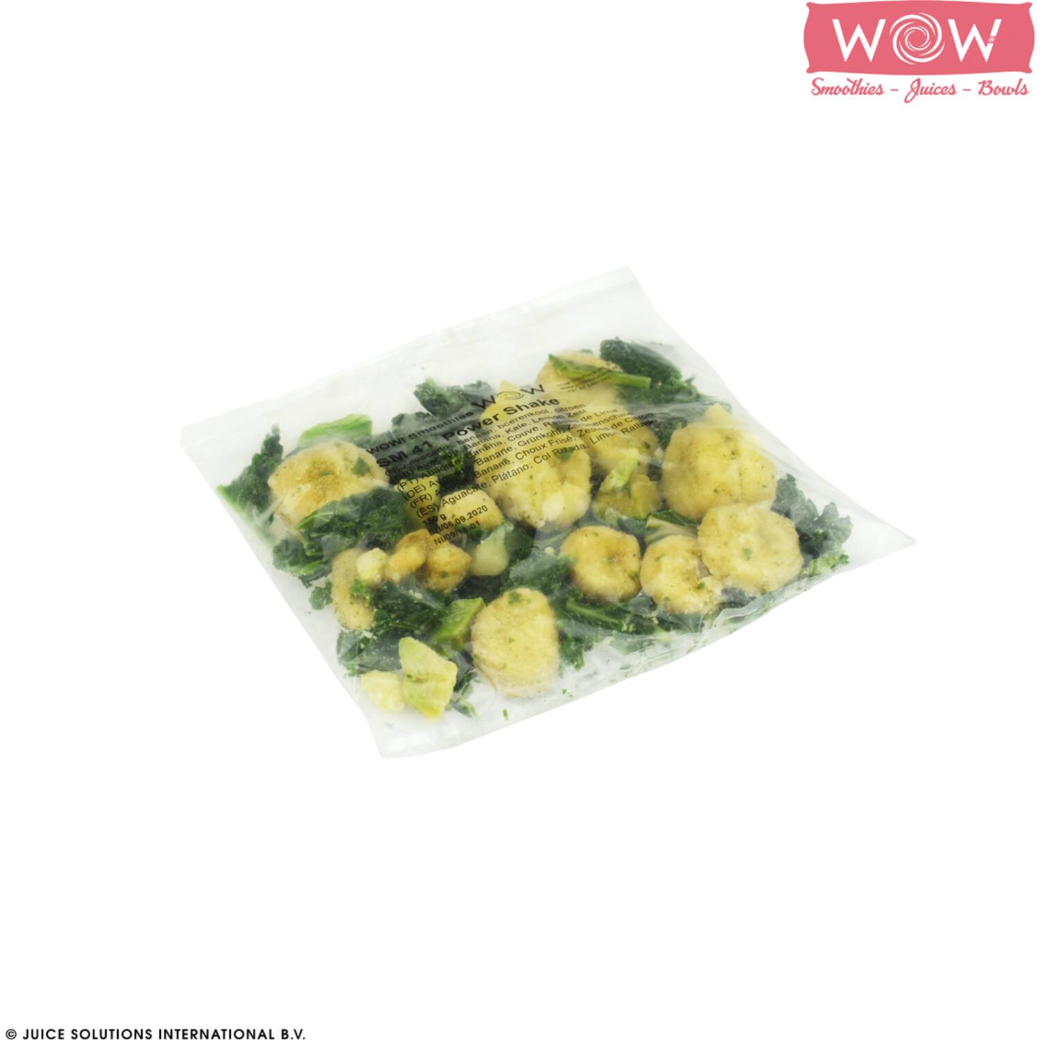 WOW groentesmoothie avocado-banaan-boerenkool-citrn 33x150g