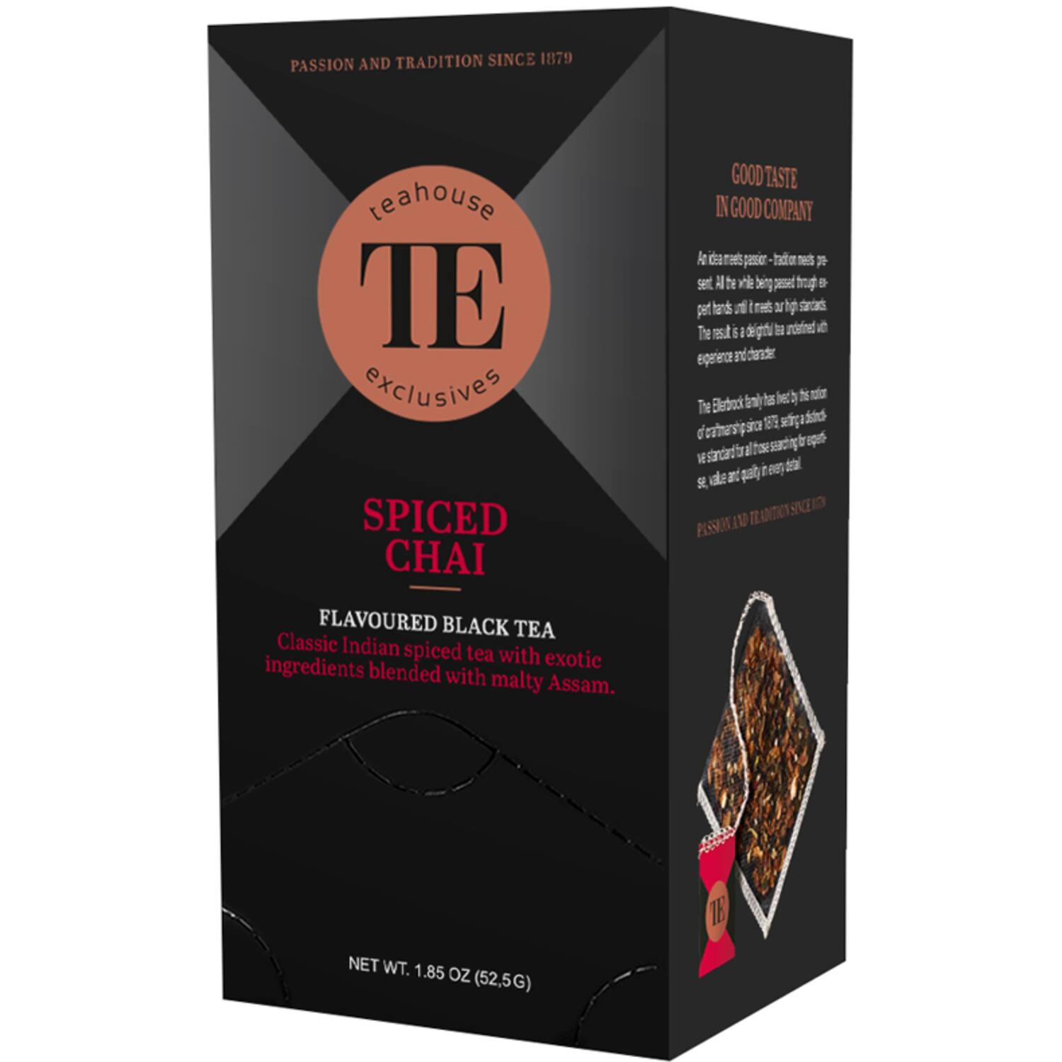 Teahouse Exclusives thee kruidige chai 6x15x3,5g