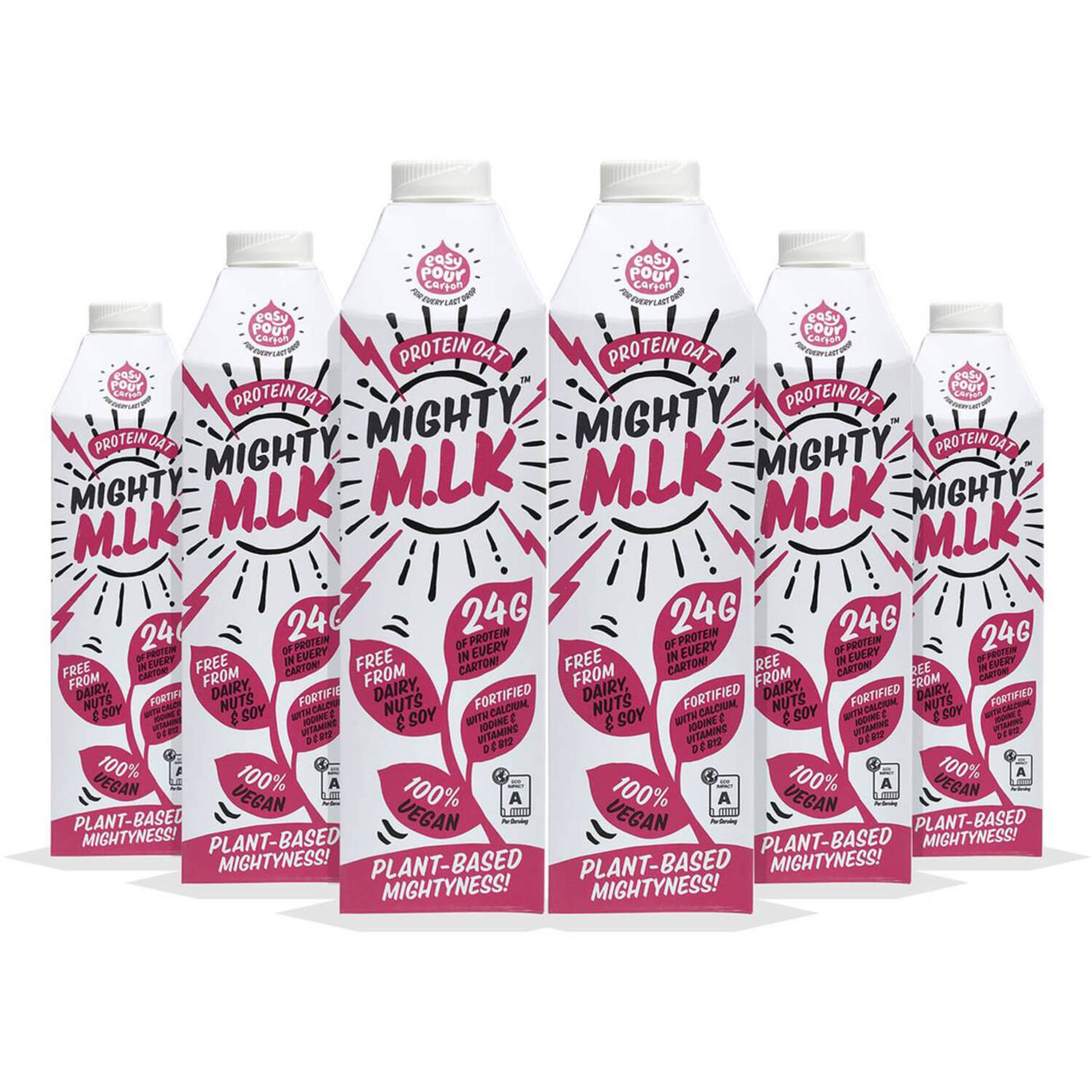 Mighty m.lk eiwit-haver 6x1l
