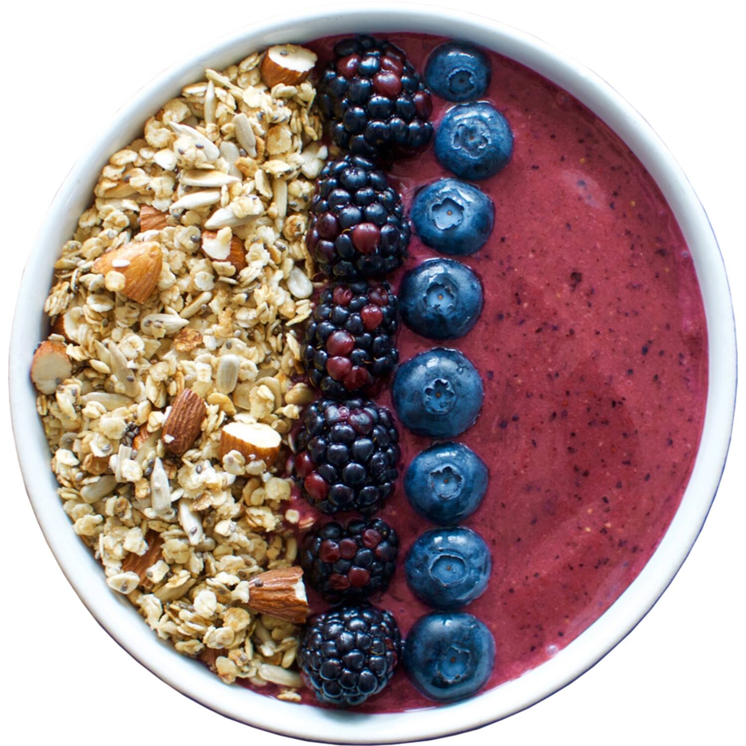 WOW smoothiebowl açai-bosbes-mango-aardbei-lijnzaad 33x150g
