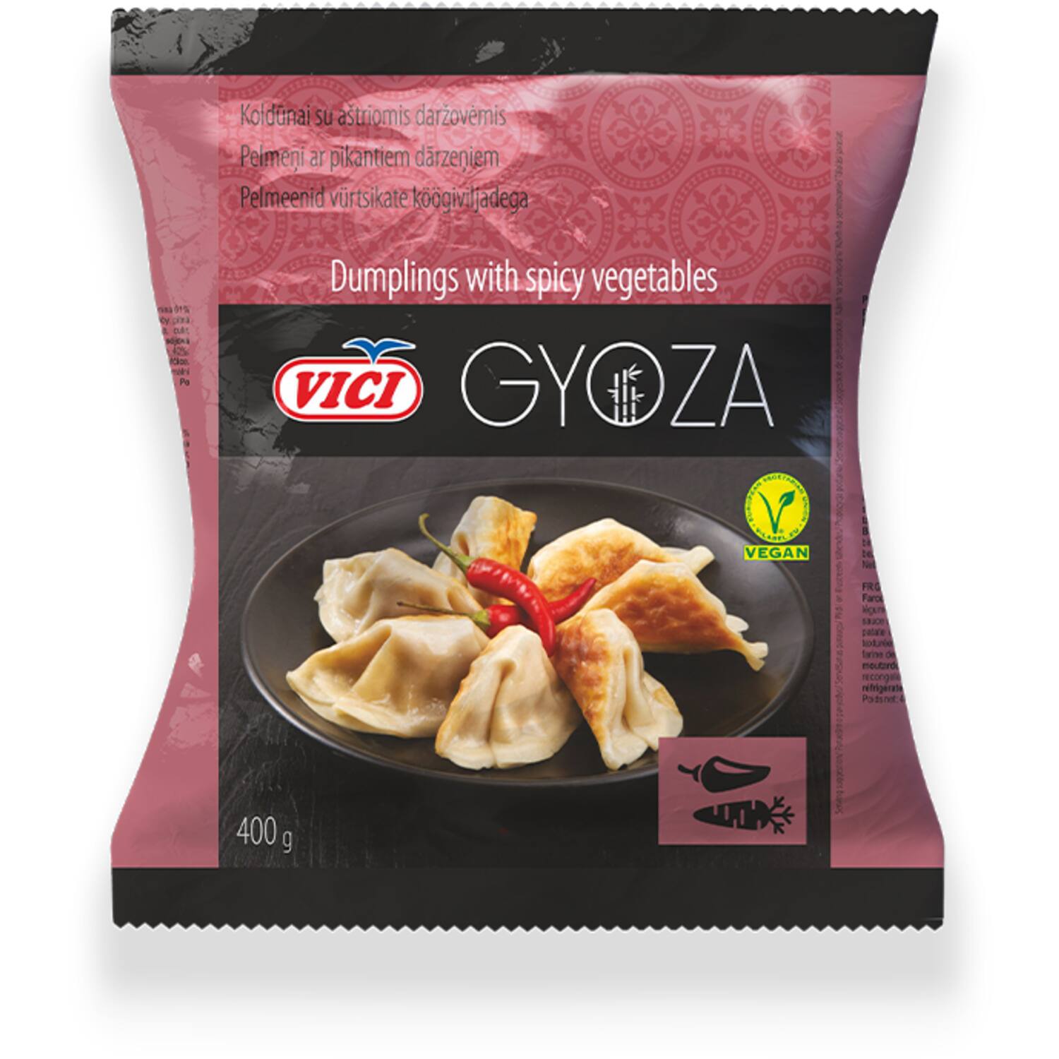Vici Gyoza dumplings met pittige groenten 12x400g