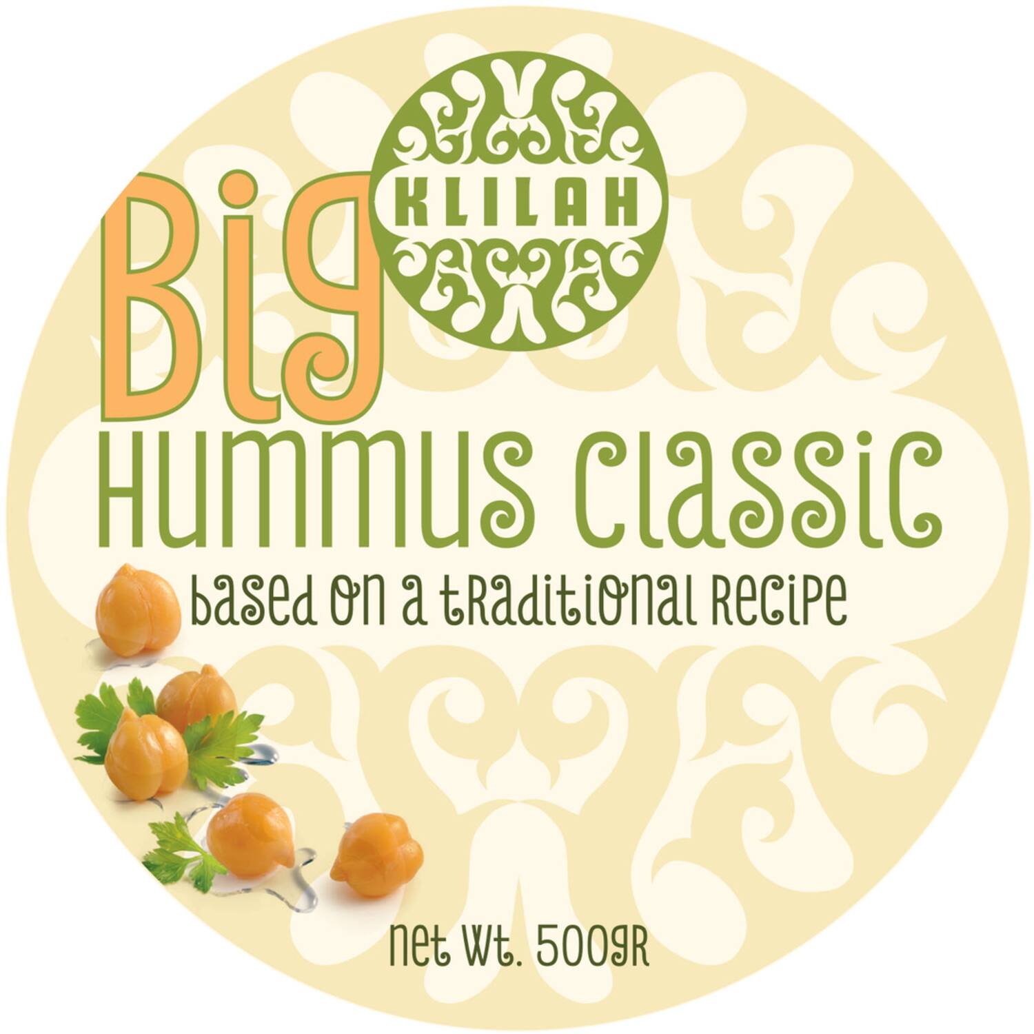 Klilah hummus klassiek 4x3kg