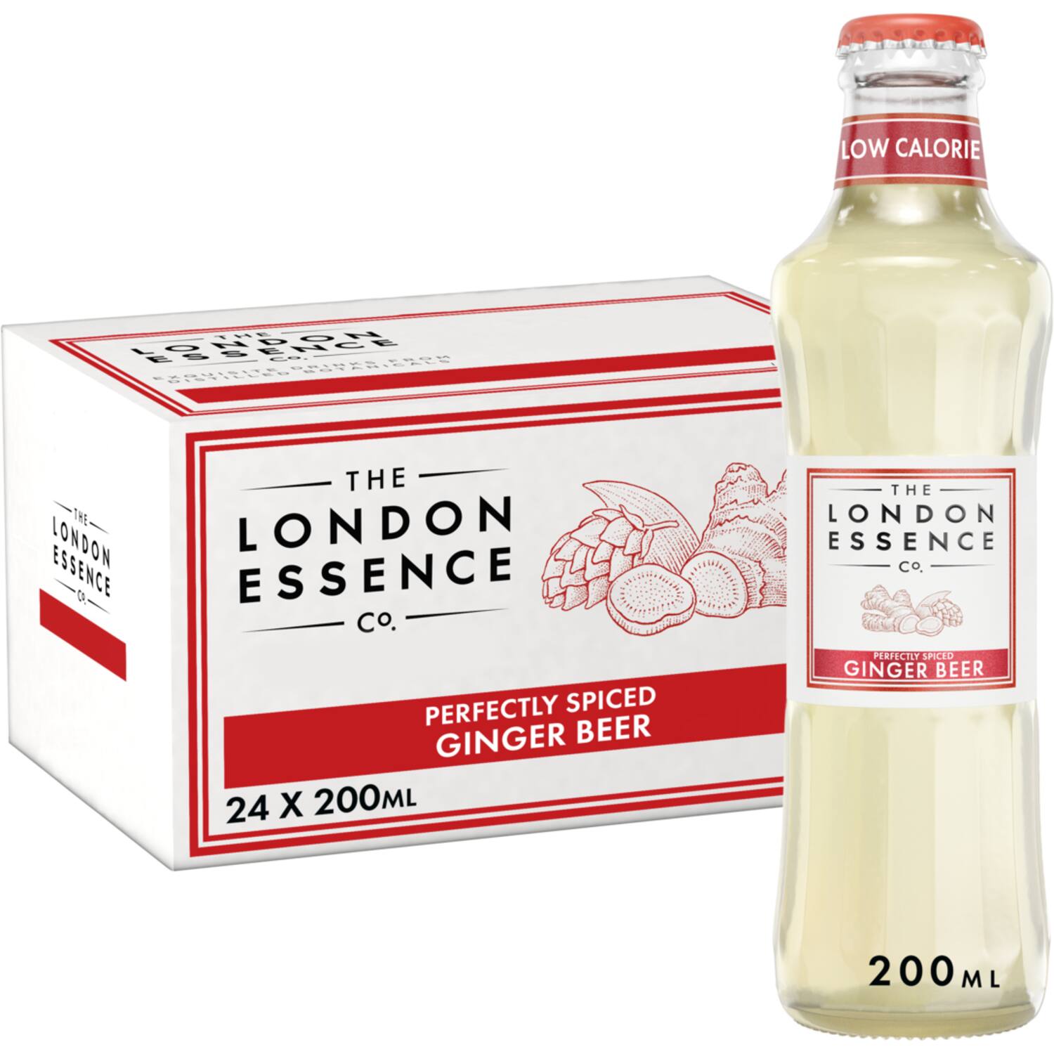 London Essence gemberbier 24x200ml