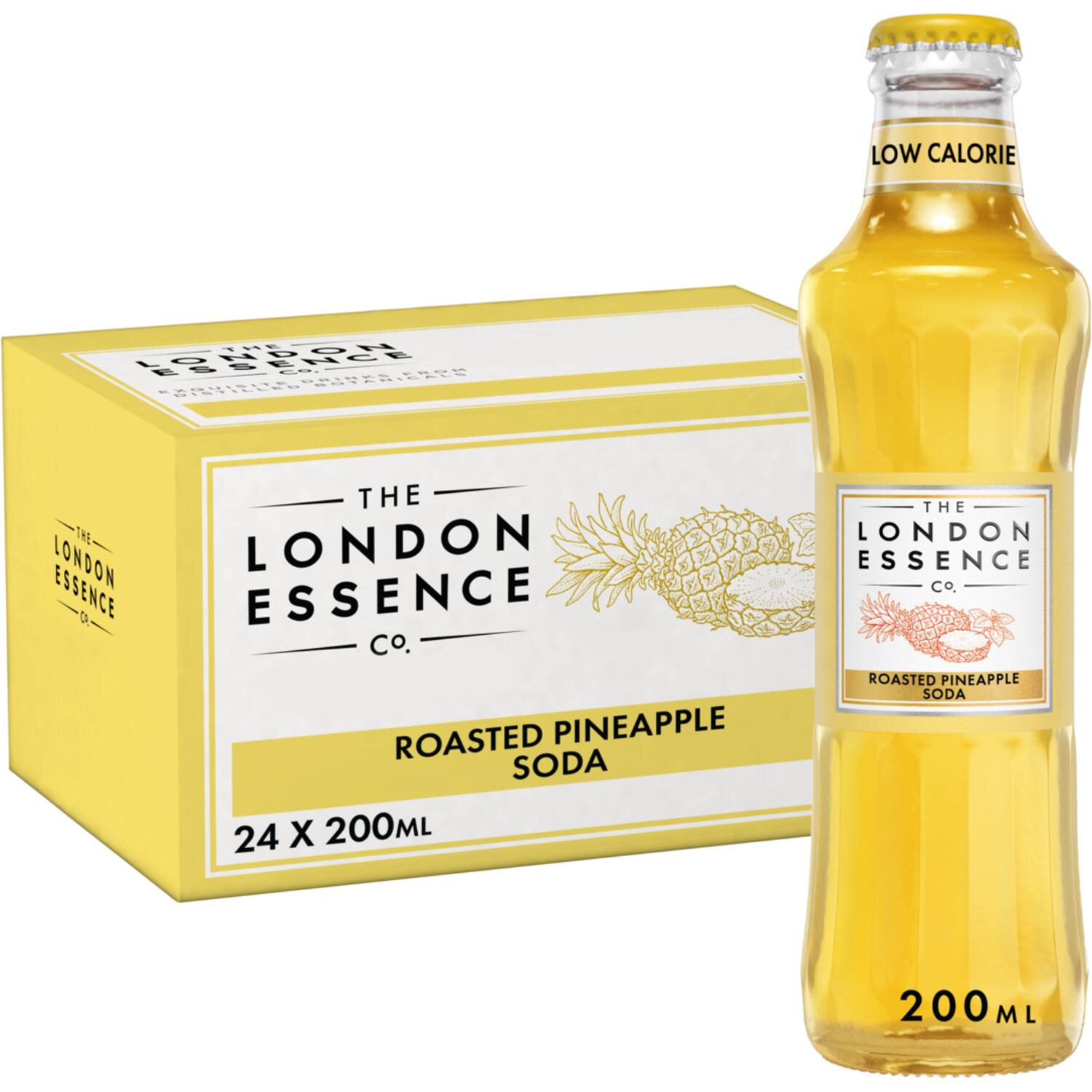 London Essence frisdrank geroosterde ananas 24x200ml