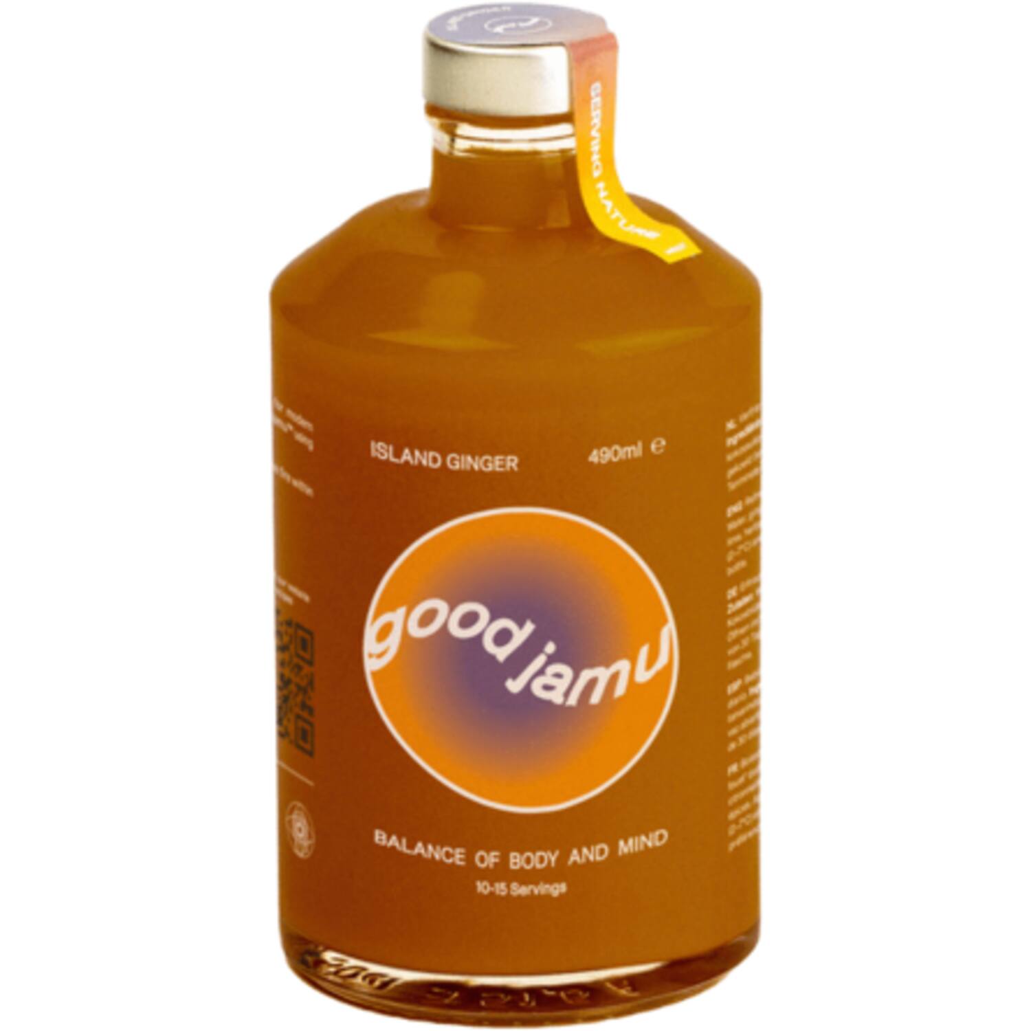 Good Jamu kruidenthee Island Spice gemberextract 12x500ml