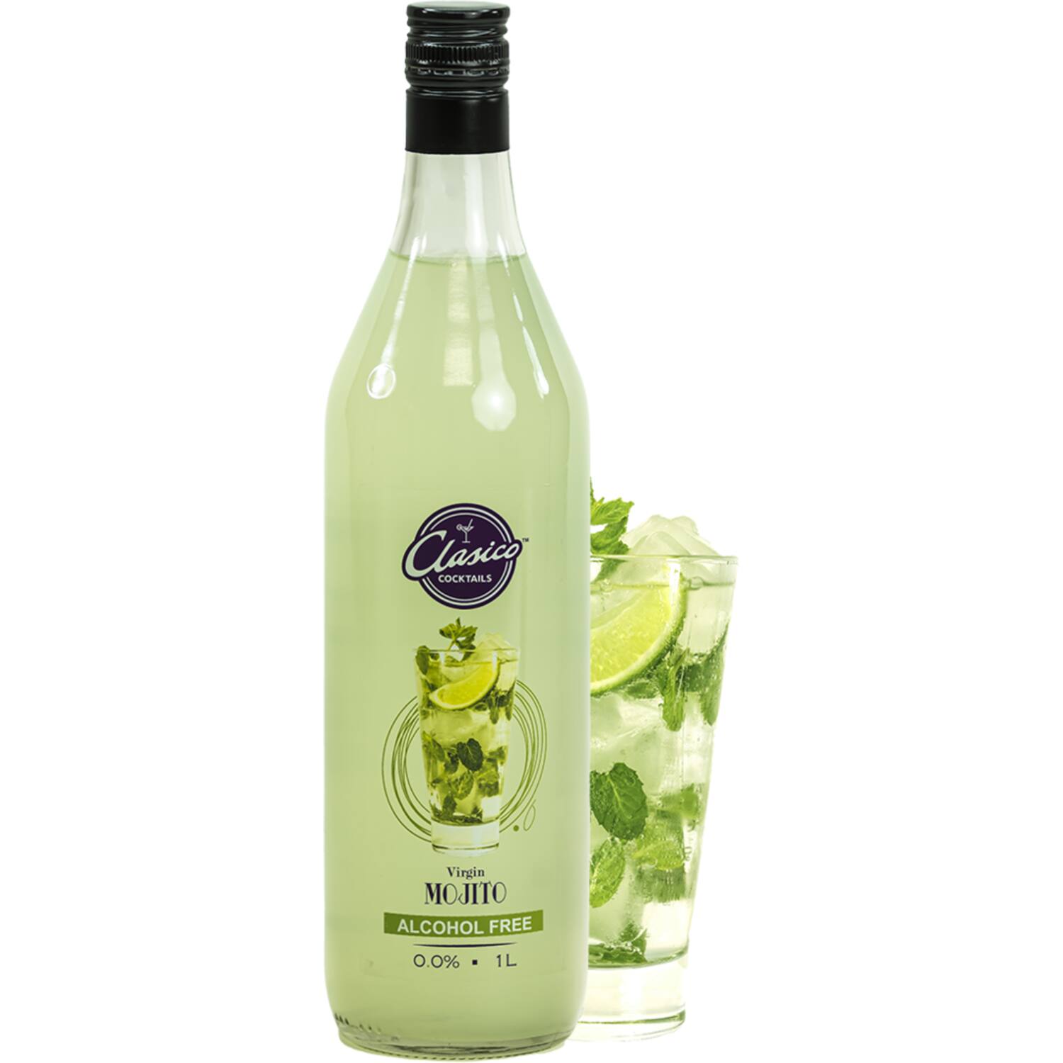 Clasico Cocktails mocktail virgin mojito 1l