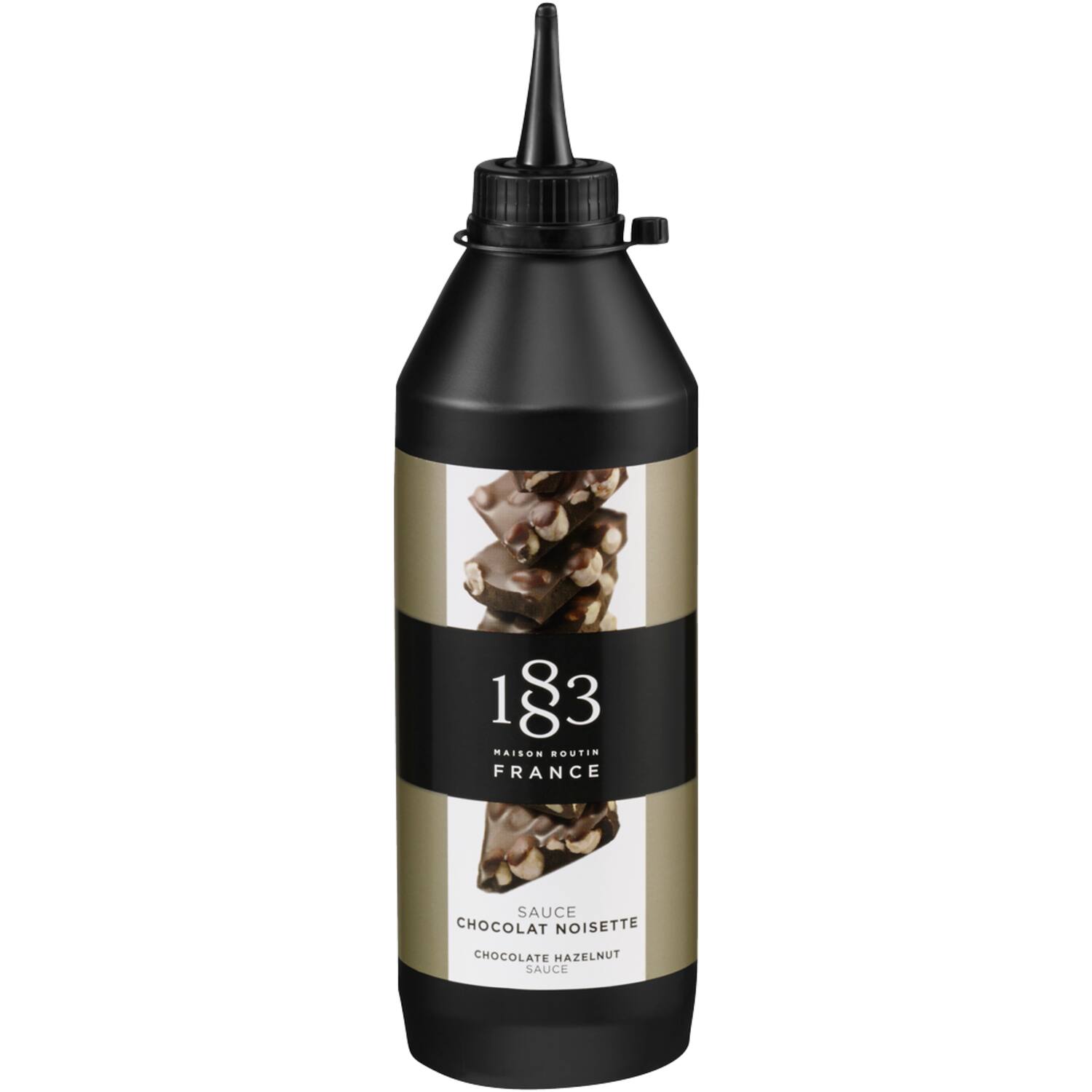 Maison Routin 1883 toppingsaus chocolade-hazelnoot 500ml