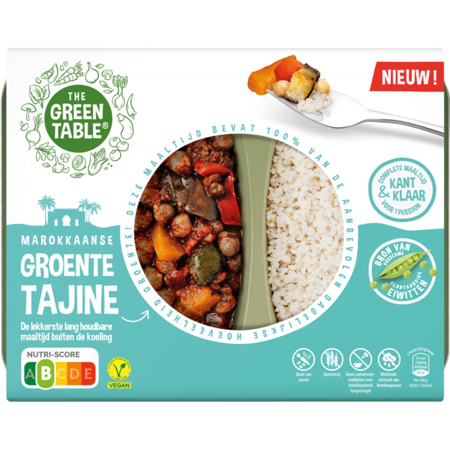 The Green Table Marokkaanse groentetajine 6x550g
