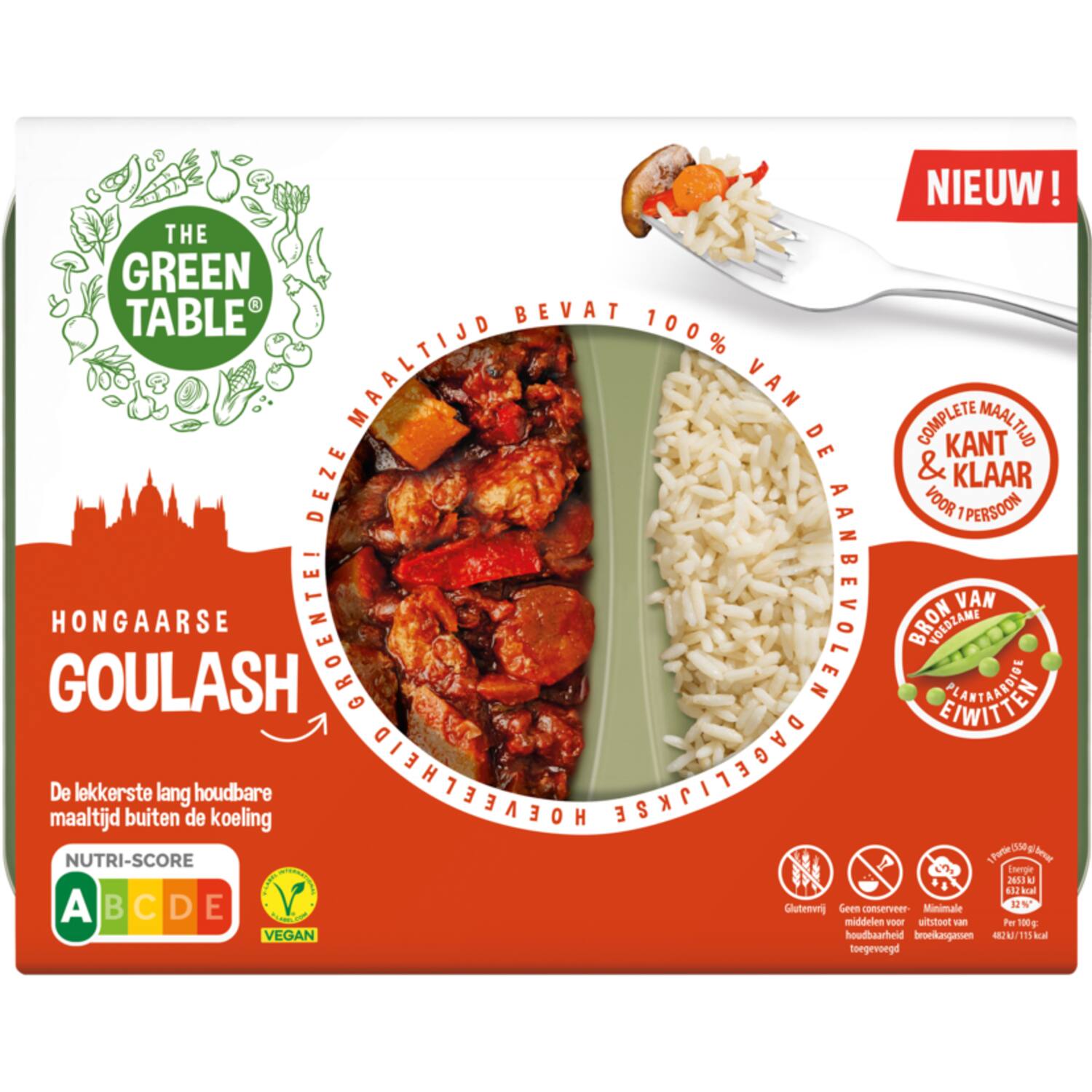 The Green Table Hongaarse goulash 6x550g