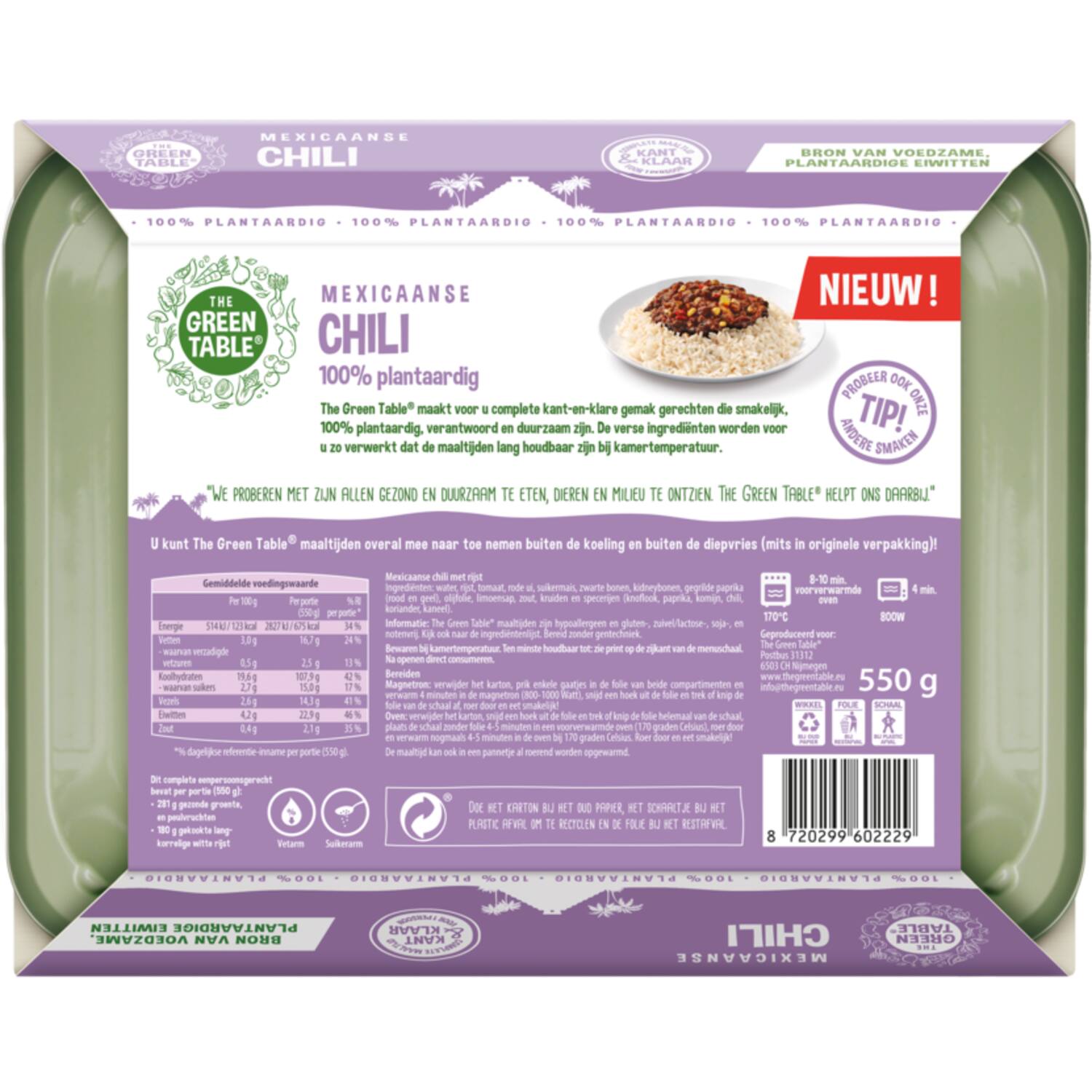 The Green Table Mexicaanse chili 6x550g