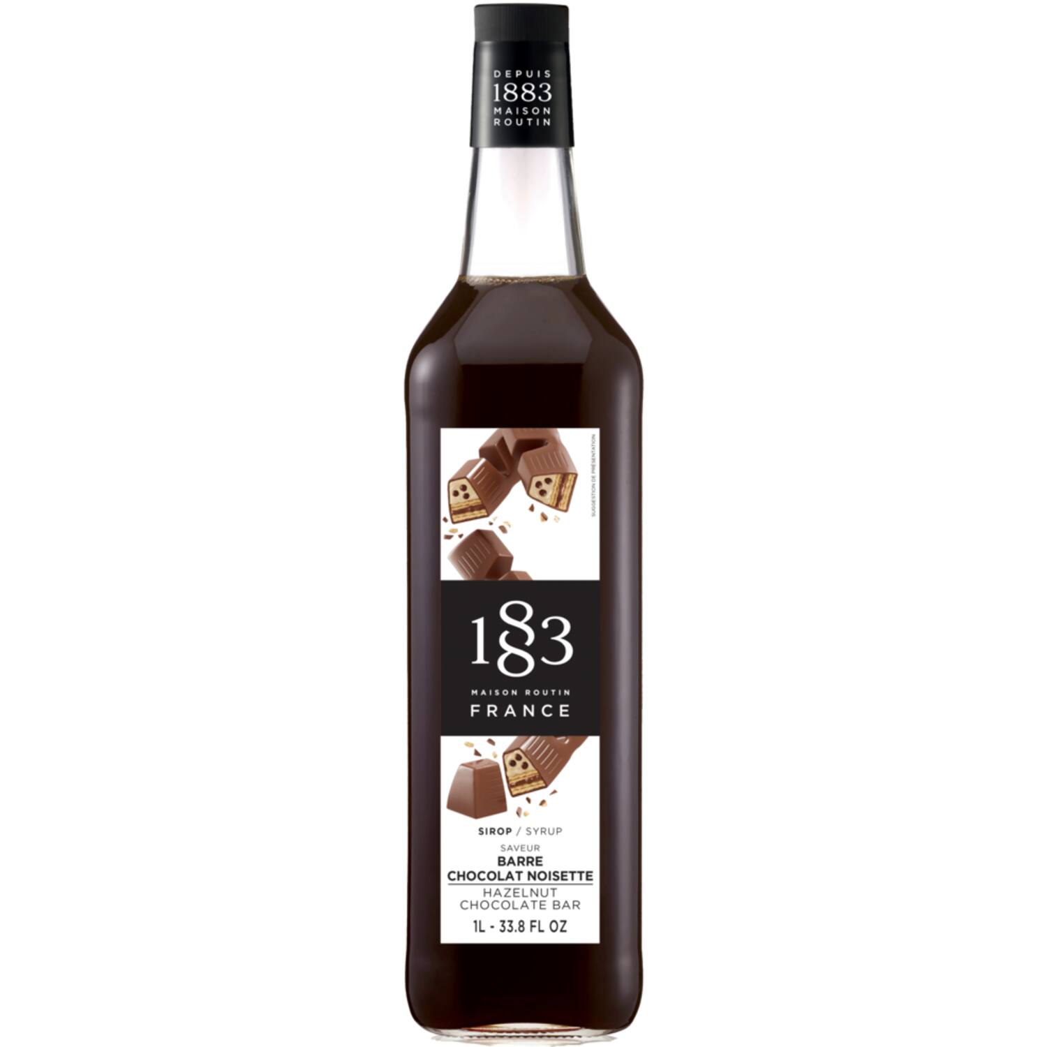 Maison Routin 1883 siroop chocolade-hazelnootreep 1l