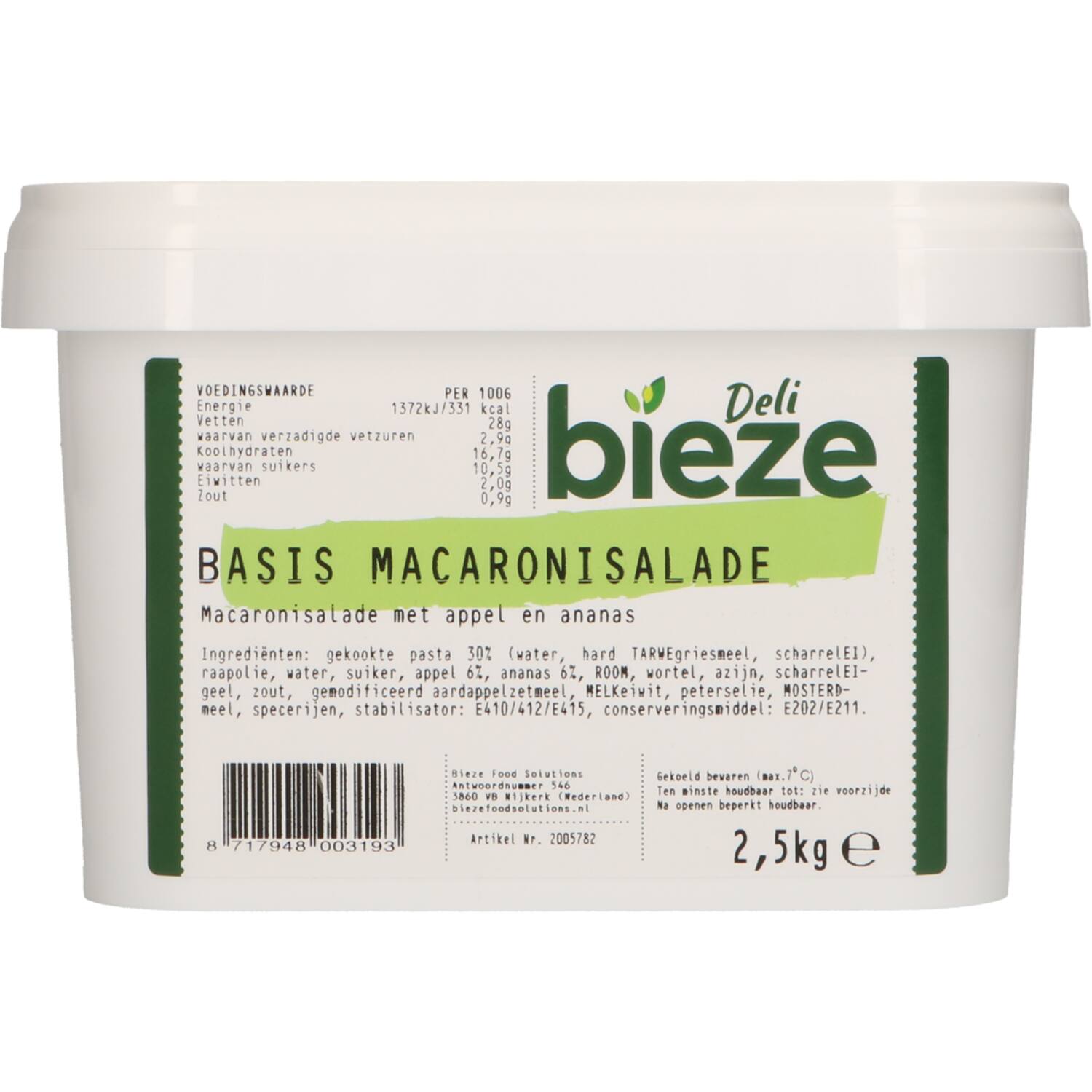 Bieze Deli macaronisalade basis 2,5kg
