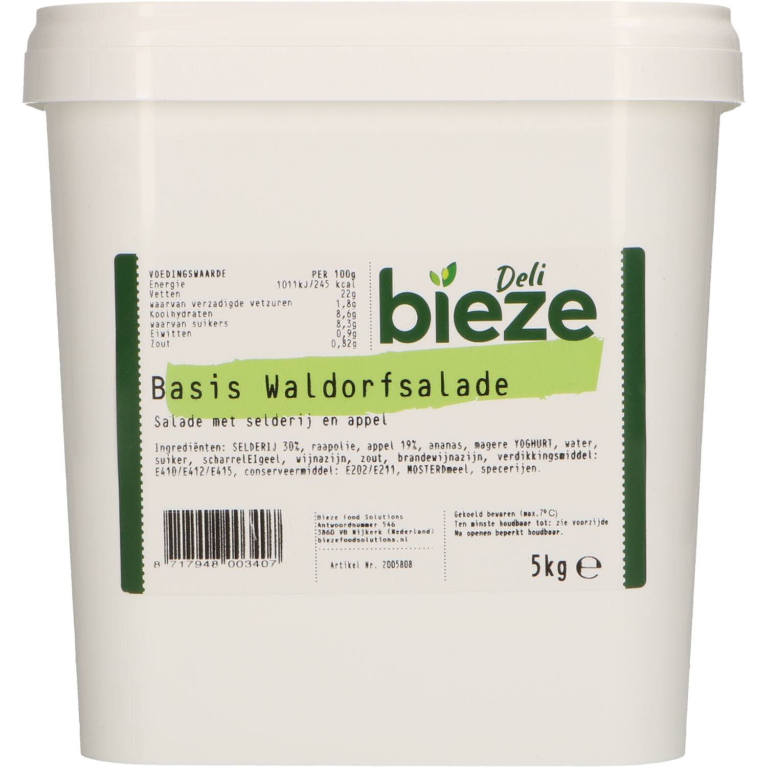 Bieze Deli waldorfsalade basis 5kg
