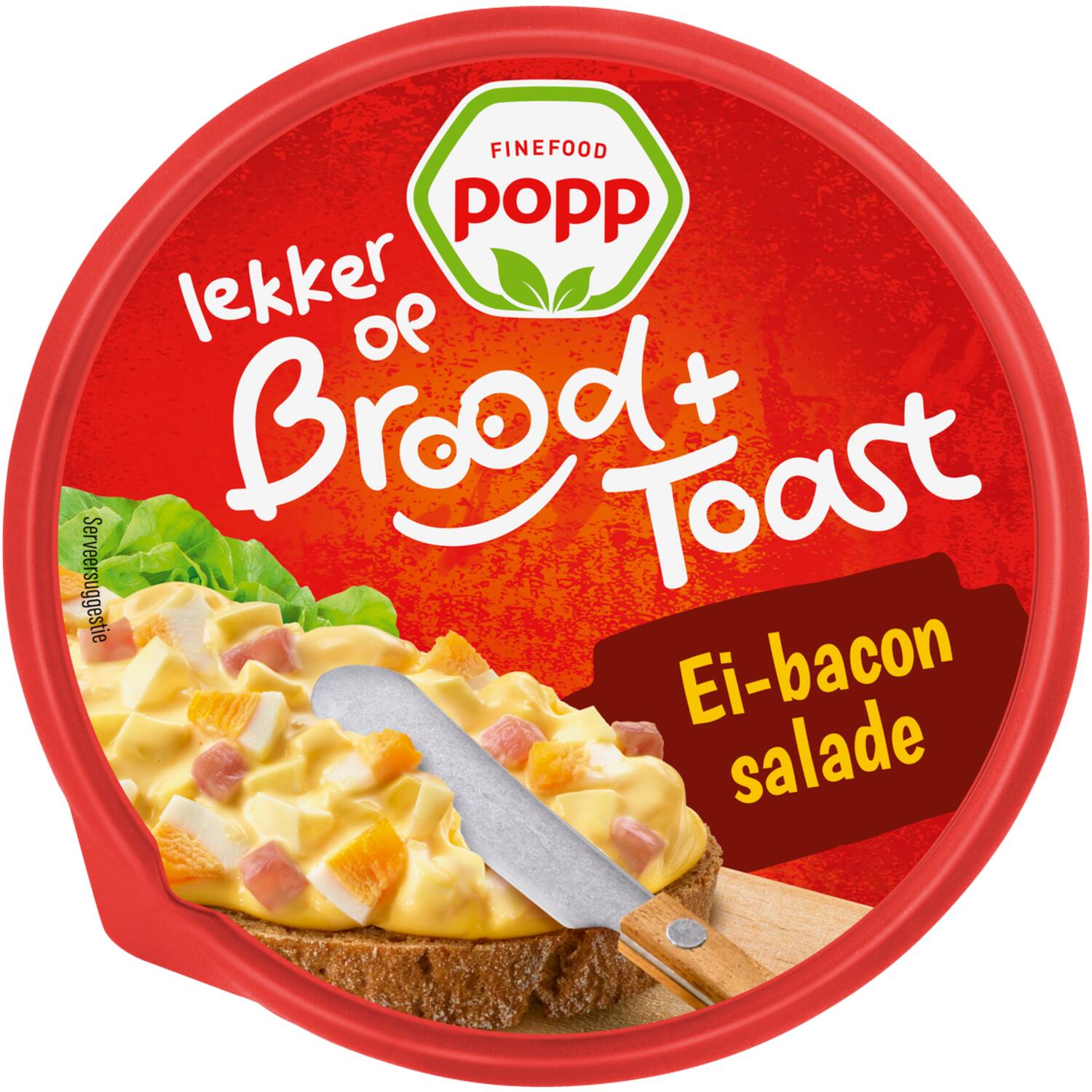 Popp salade ei bacon 8x150g