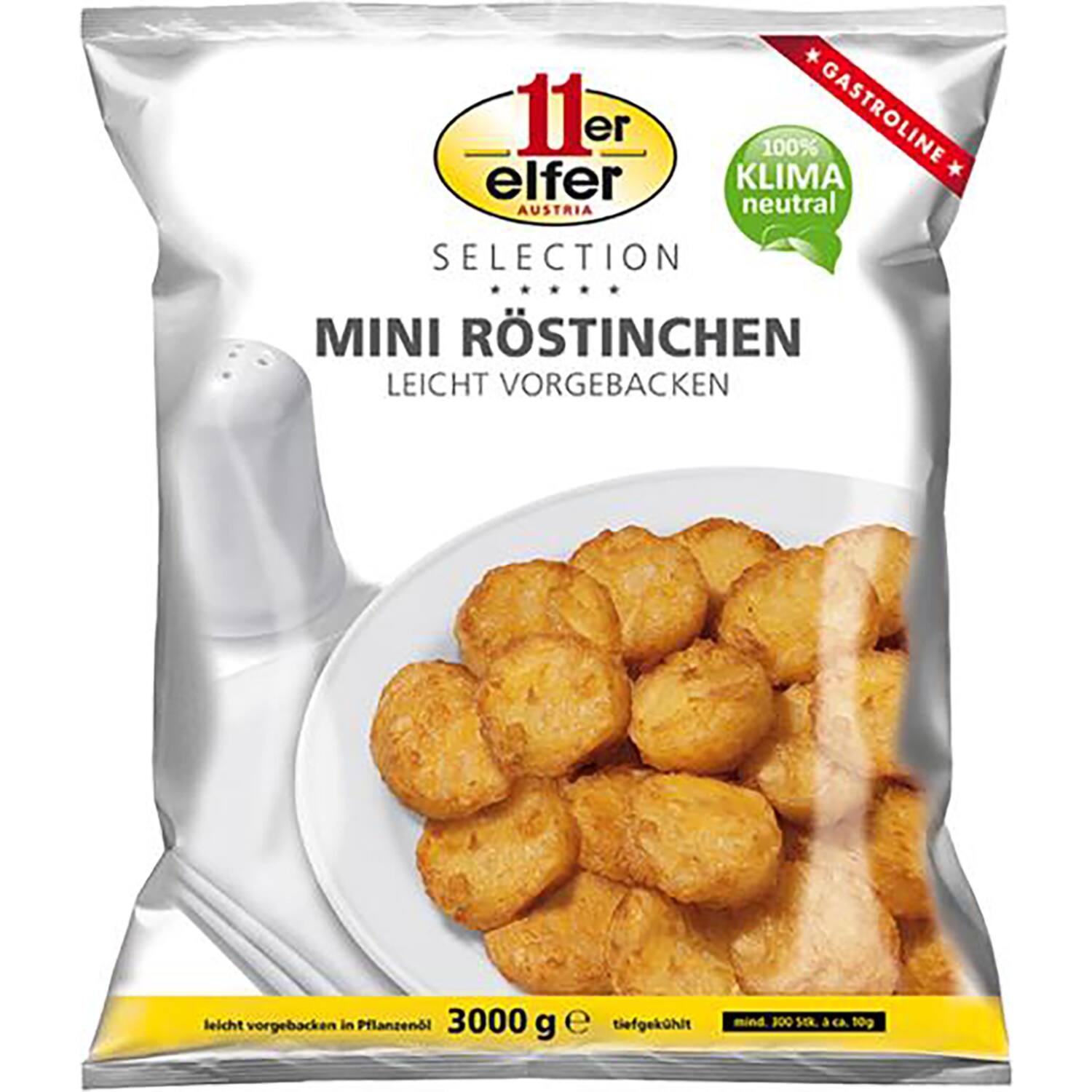 11er röstirondjes afgebakken 2x3kg