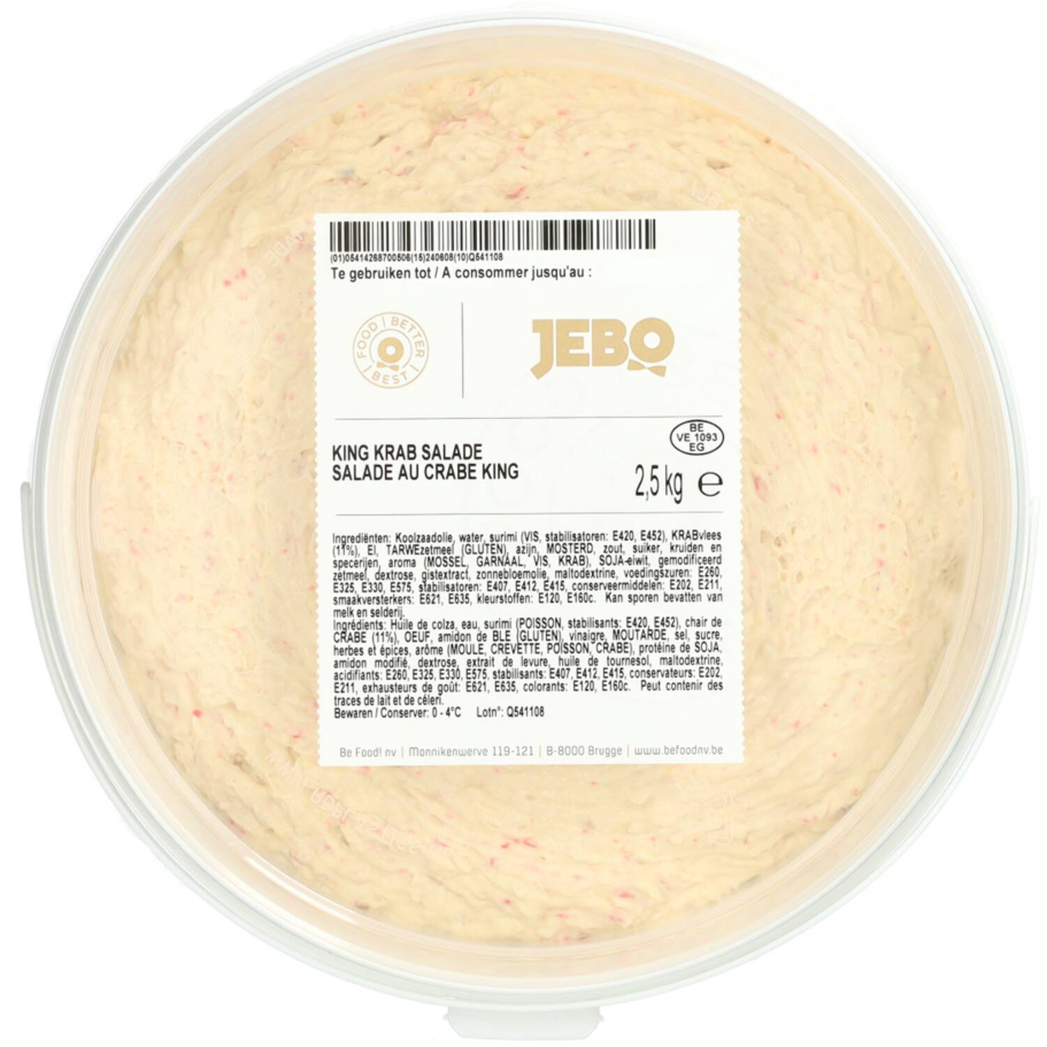 Jebo King krabsalade 2,5 kg
