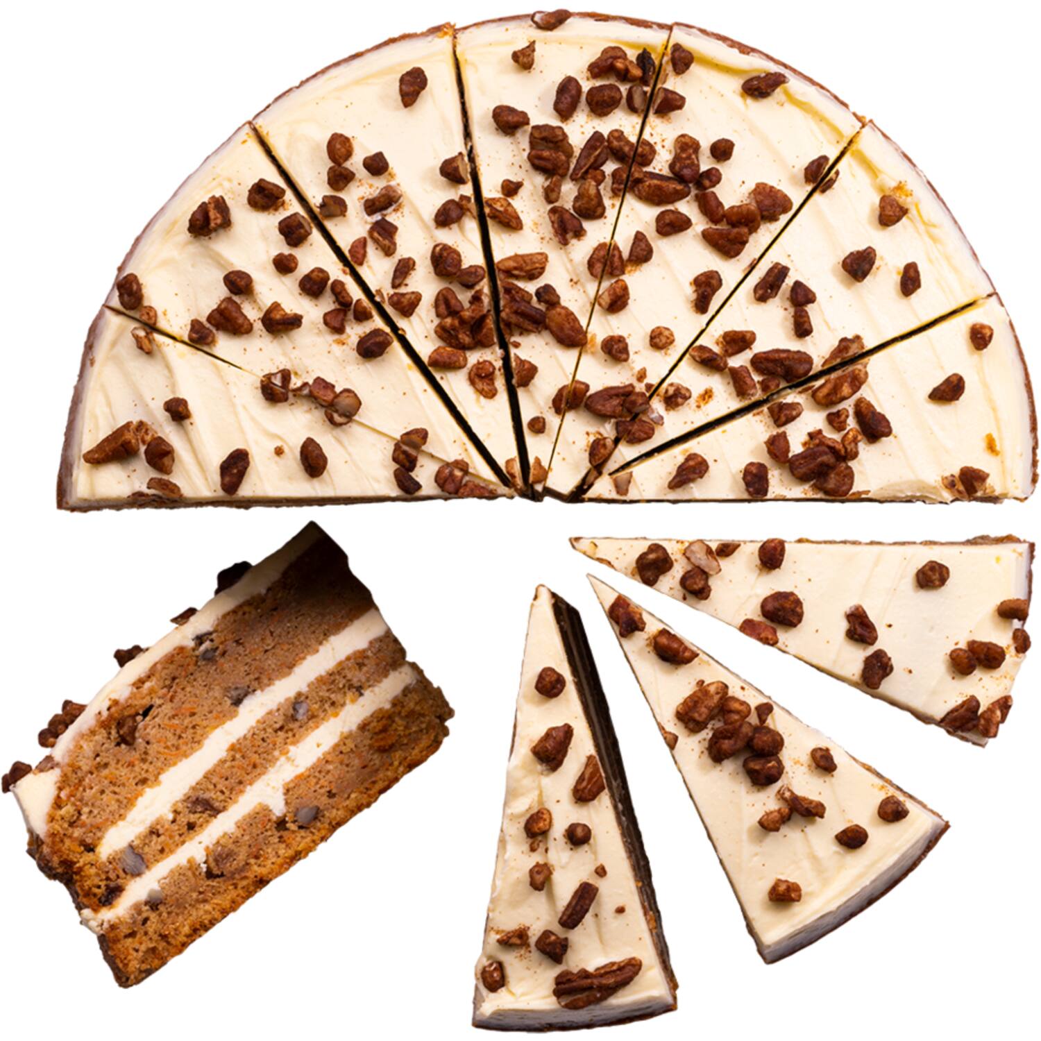 Cut the Cake taart crazy carrot 4x14st