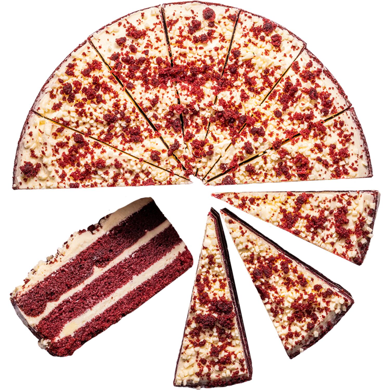 Cut the Cake taart rebellious red velvet 4x14st