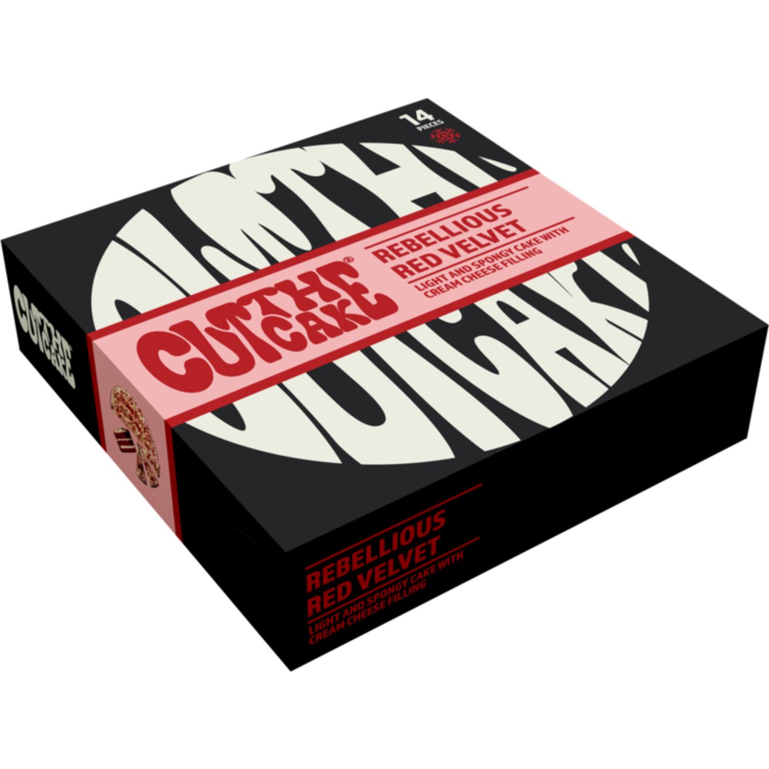 Cut the Cake taart rebellious red velvet 4x14st