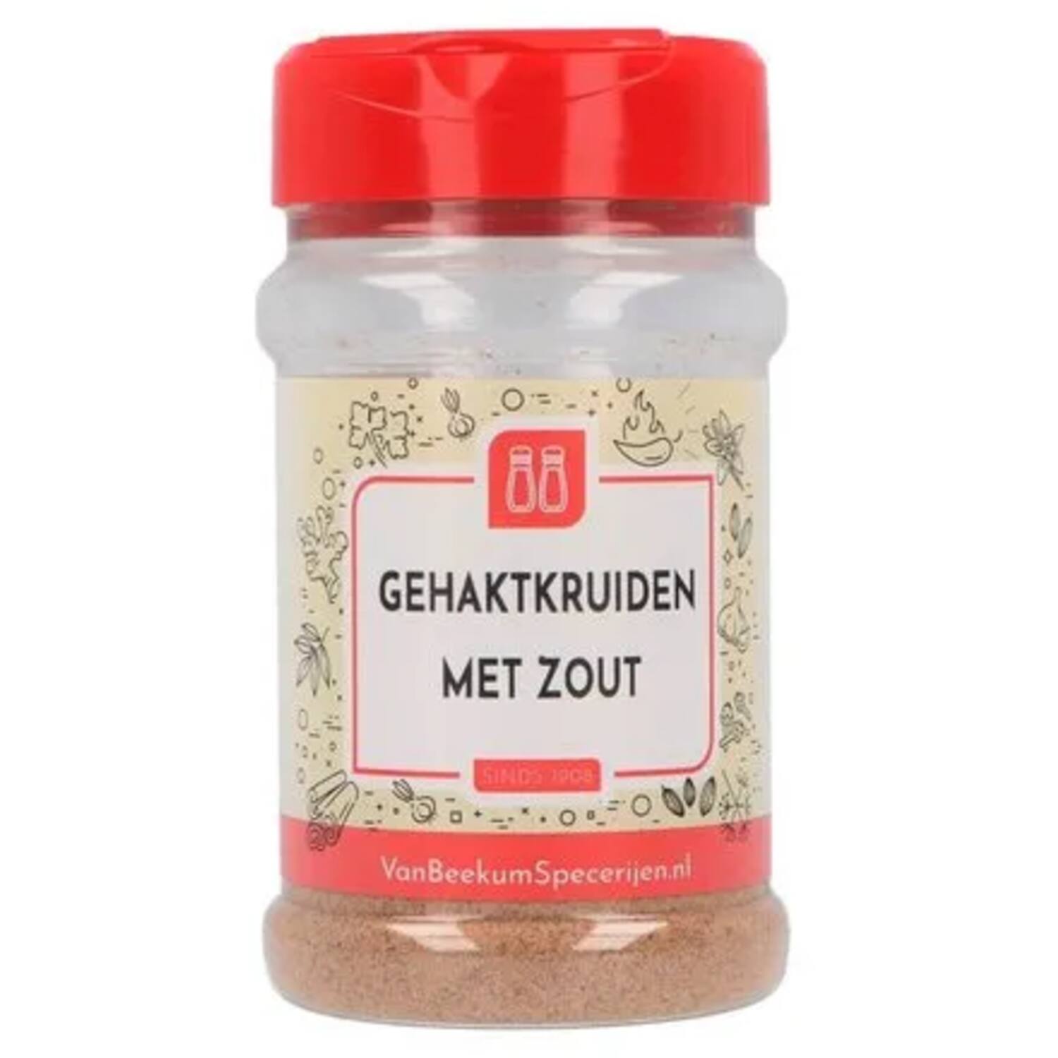 Van Beekum gehaktkruiden met zout 200g