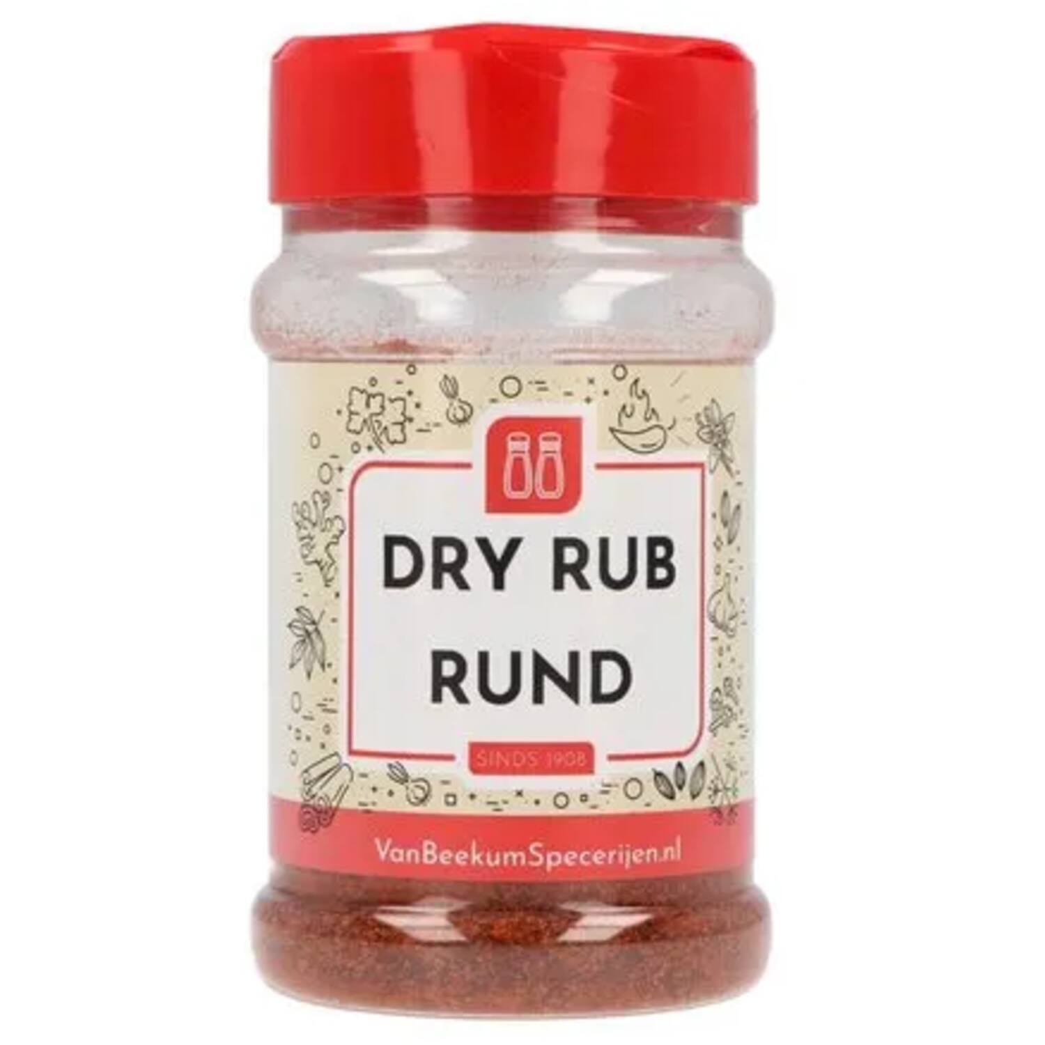 Van Beekum dry rub rund 200g