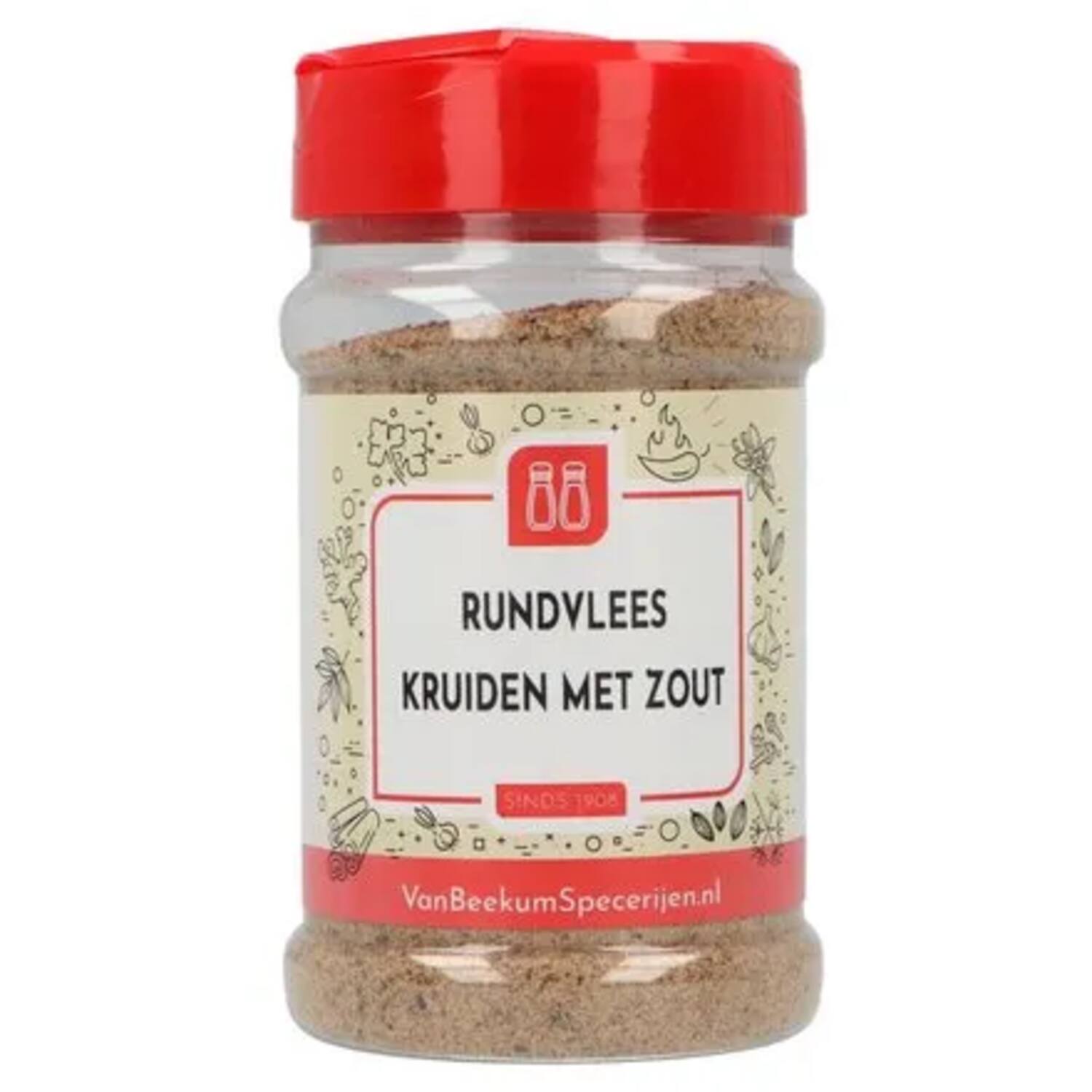 Van Beekum rundvlees kruiden met zout 230g