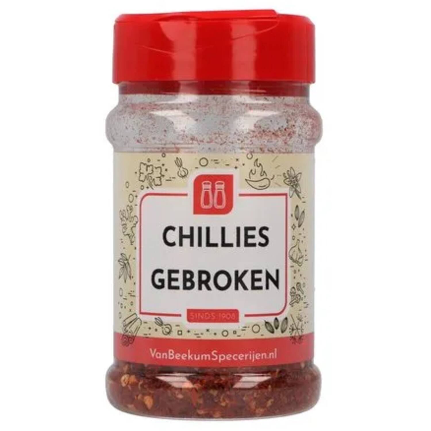 Van Beekum chillies gebroken 115g